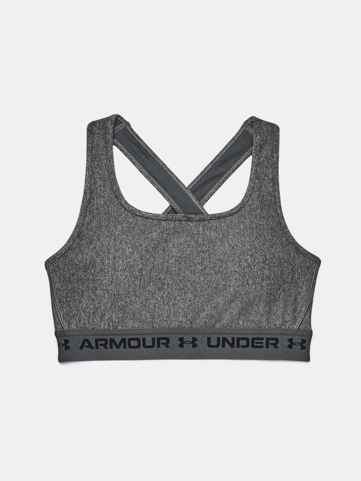 Under Armour Crossback Mid Heather Bra Sutien Gri - Pled.ro