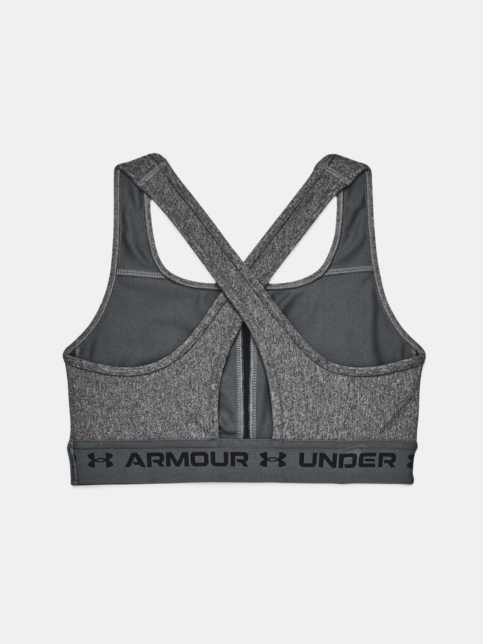 Under Armour Crossback Mid Heather Bra Sutien Gri - Pled.ro