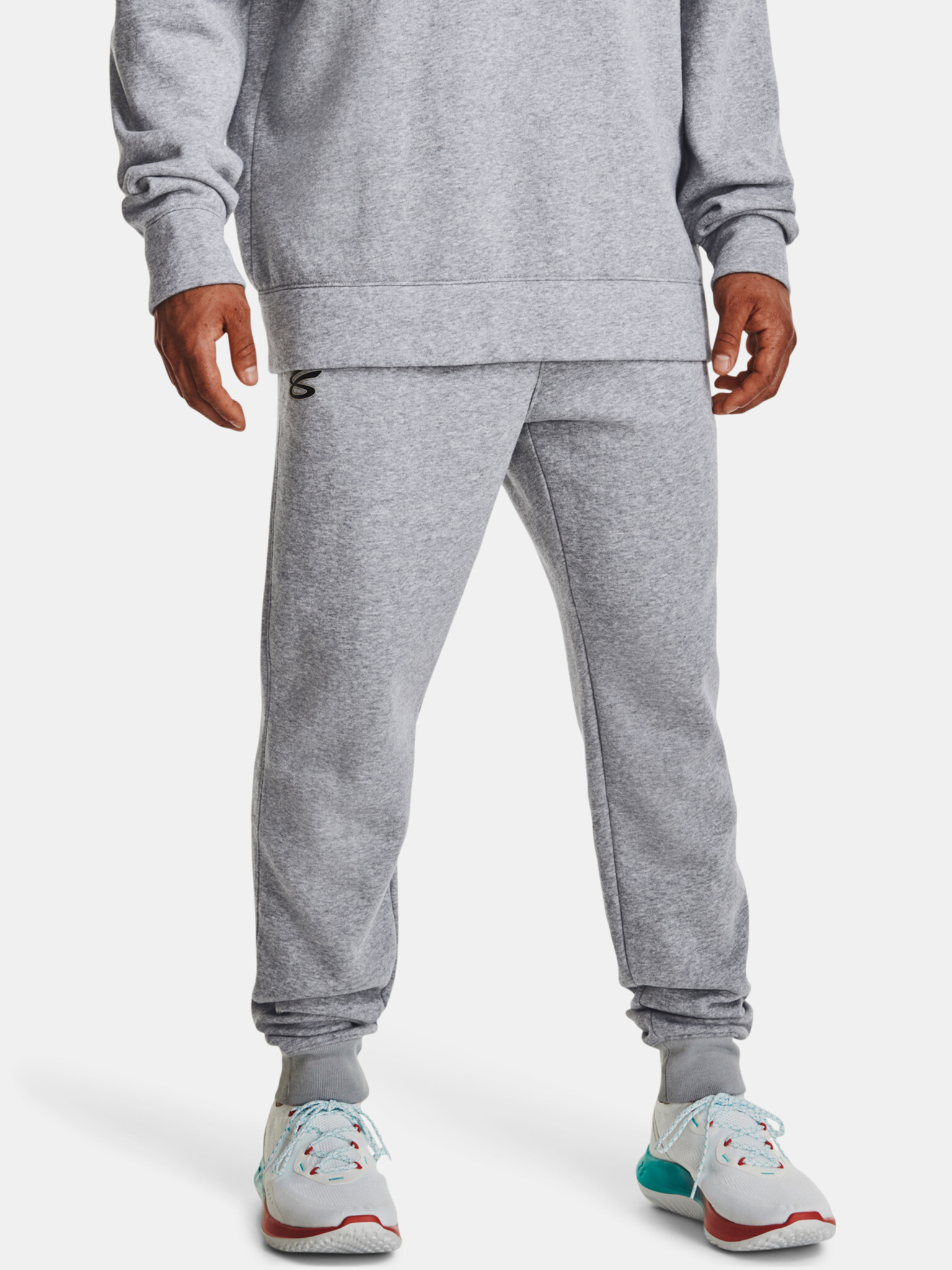 Under Armour Curry Fleece Pantaloni de trening Gri - Pled.ro