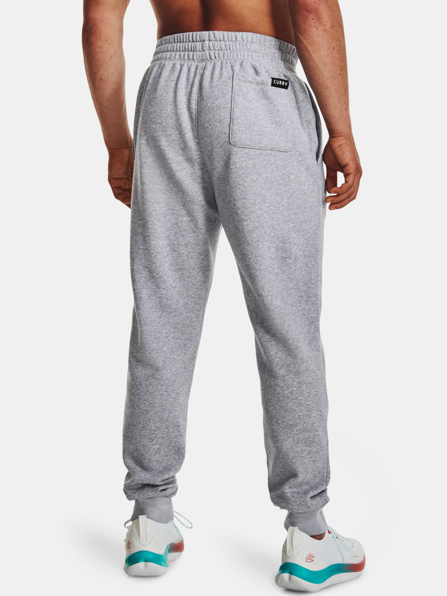 Under Armour Curry Fleece Pantaloni de trening Gri - Pled.ro