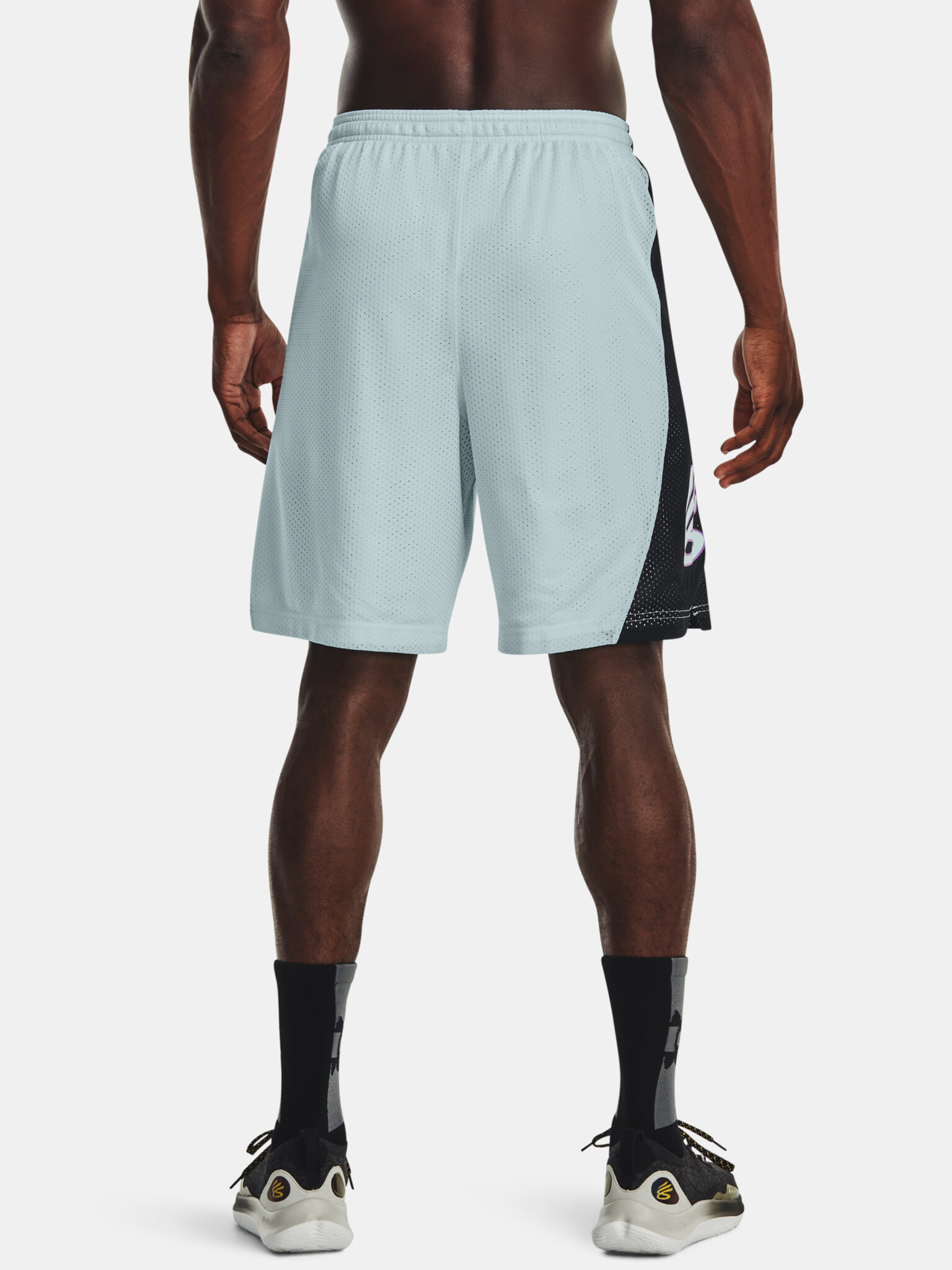 Under Armour Curry Splash 9'' Pantaloni scurți Albastru - Pled.ro