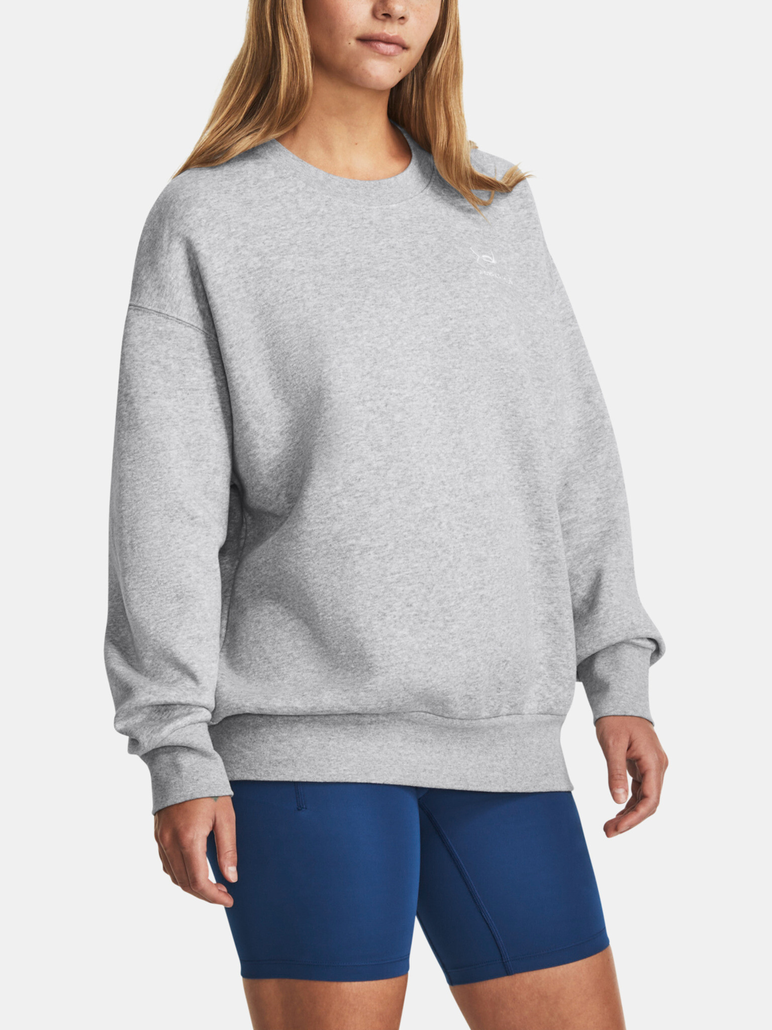 Under Armour Essential Flc OS Crew Hanorac Gri - Pled.ro