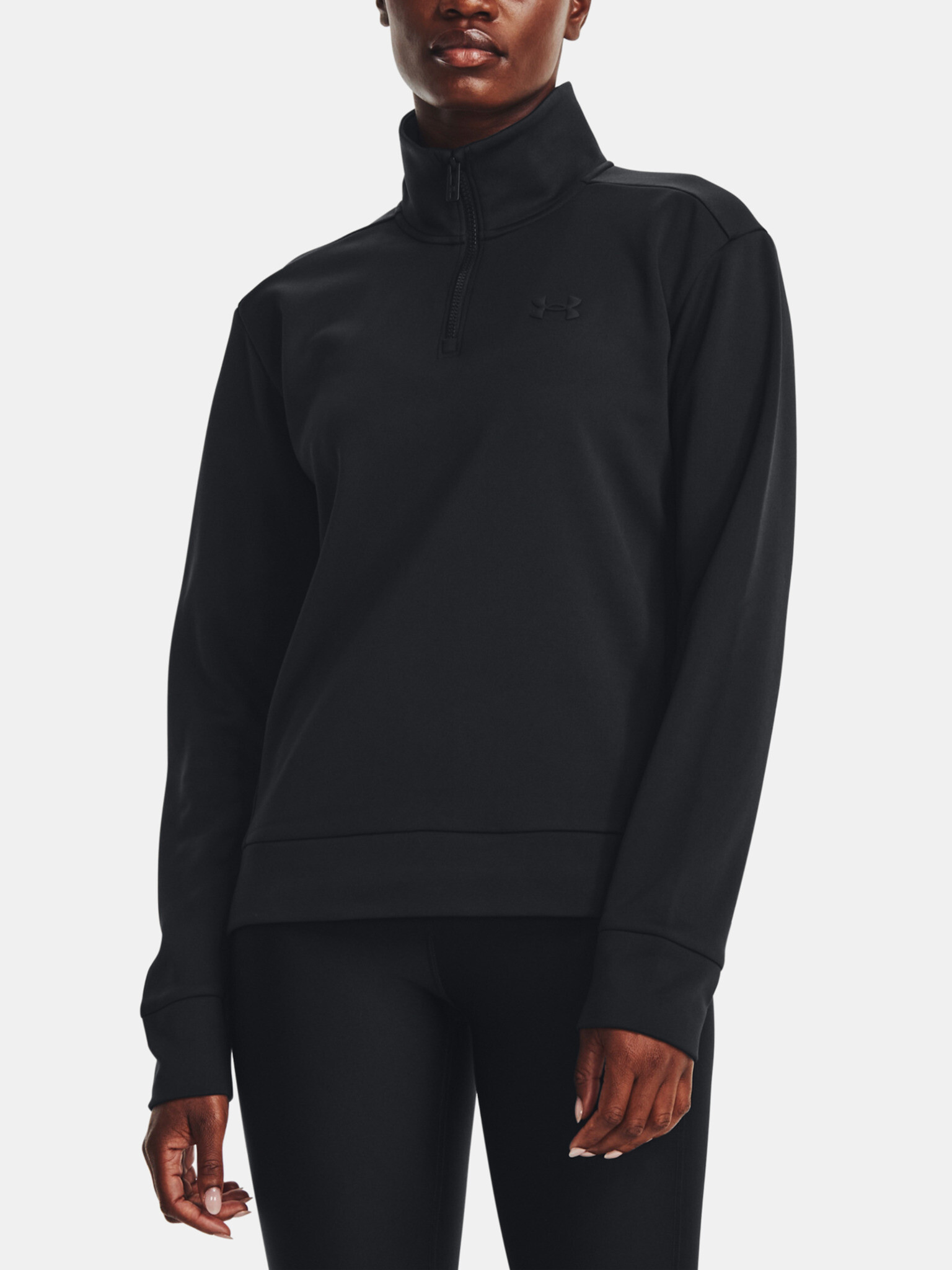 Under Armour Fleece QZ Hanorac Negru - Pled.ro