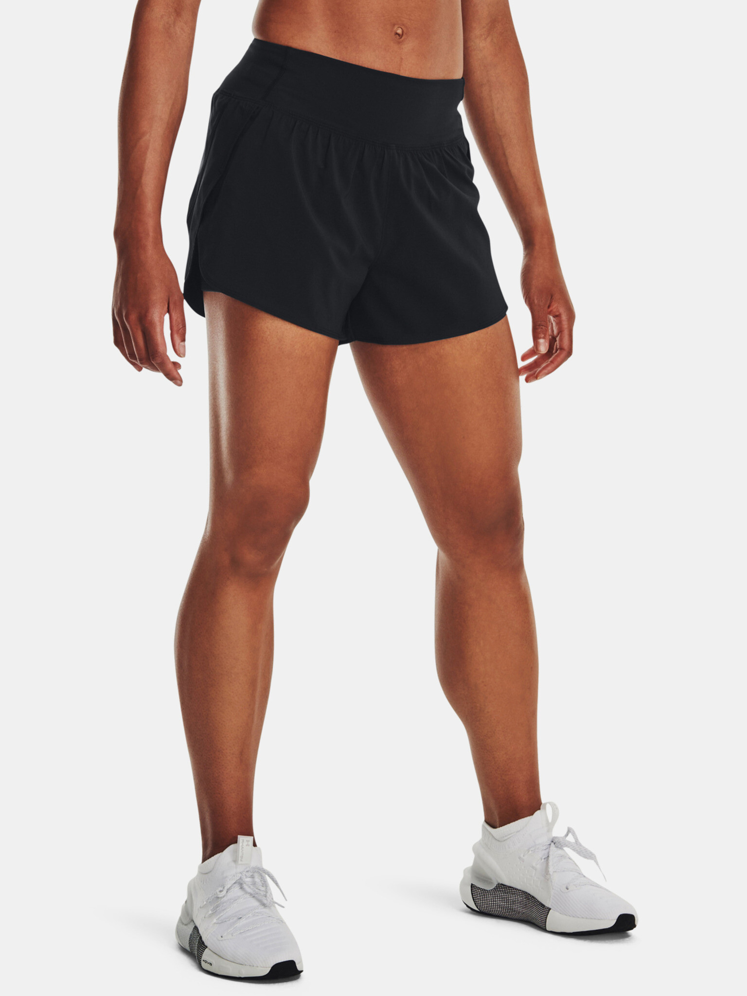 Under Armour Flex Woven 2-in-1 Short-BLK Pantaloni scurți Negru - Pled.ro