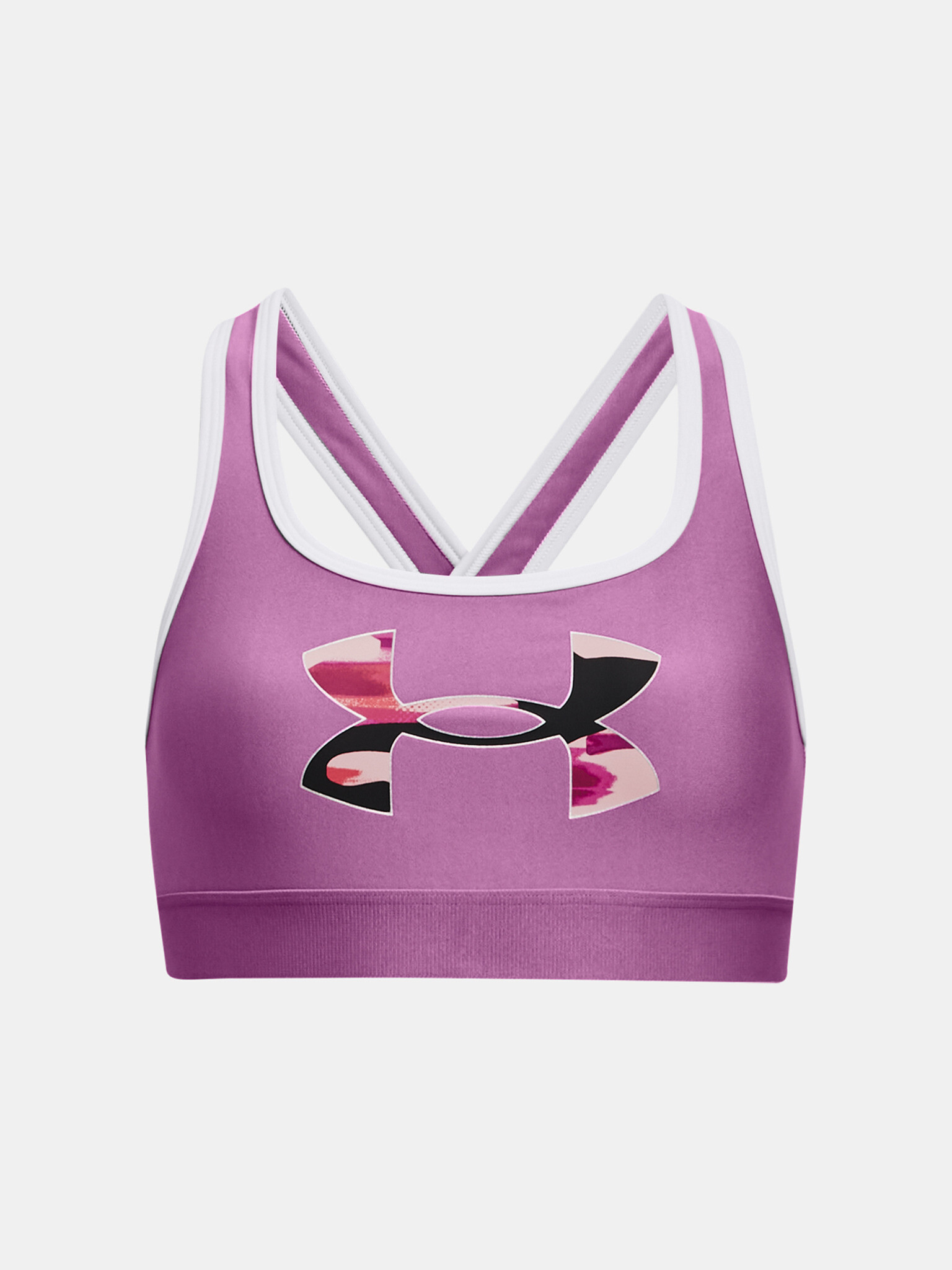 Under Armour G Crossback Graphic Sutien pentru fete Violet - Pled.ro