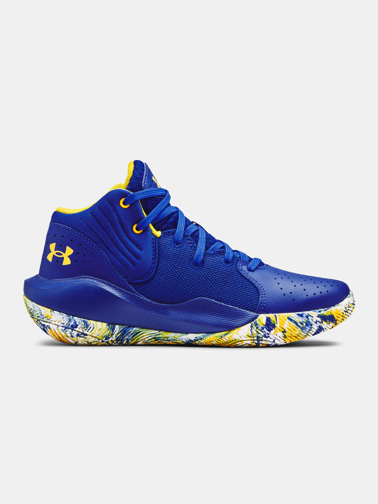 Under Armour GS Jet '21 Ghete pe gleznă pentru copii Albastru - Pled.ro