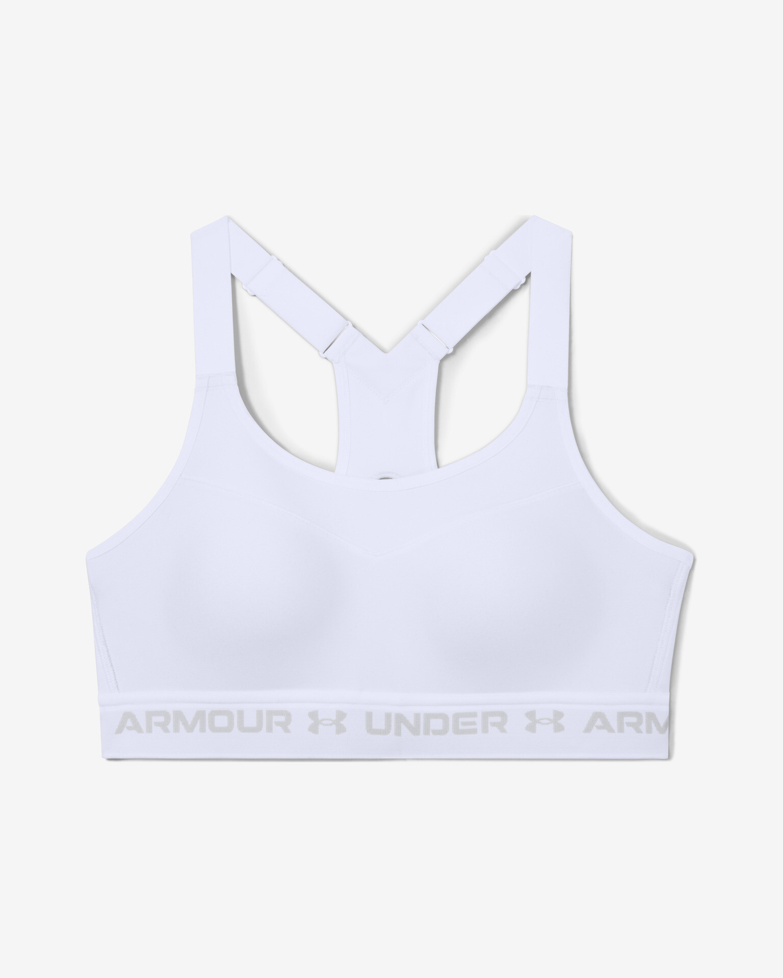 Under Armour High Crossback Sutien Alb - Pled.ro