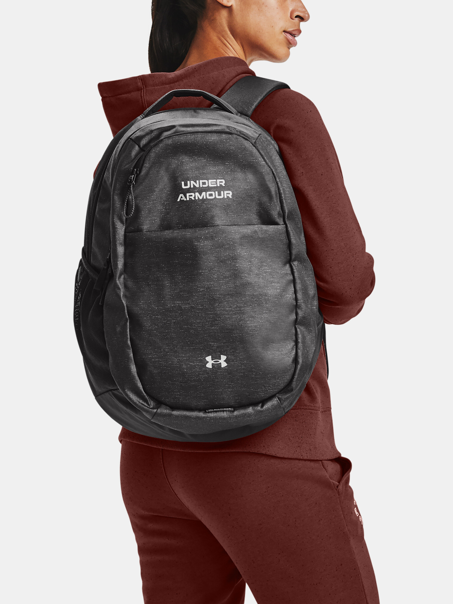 Under Armour Hustle Signature Backpack Rucsac Gri - Pled.ro