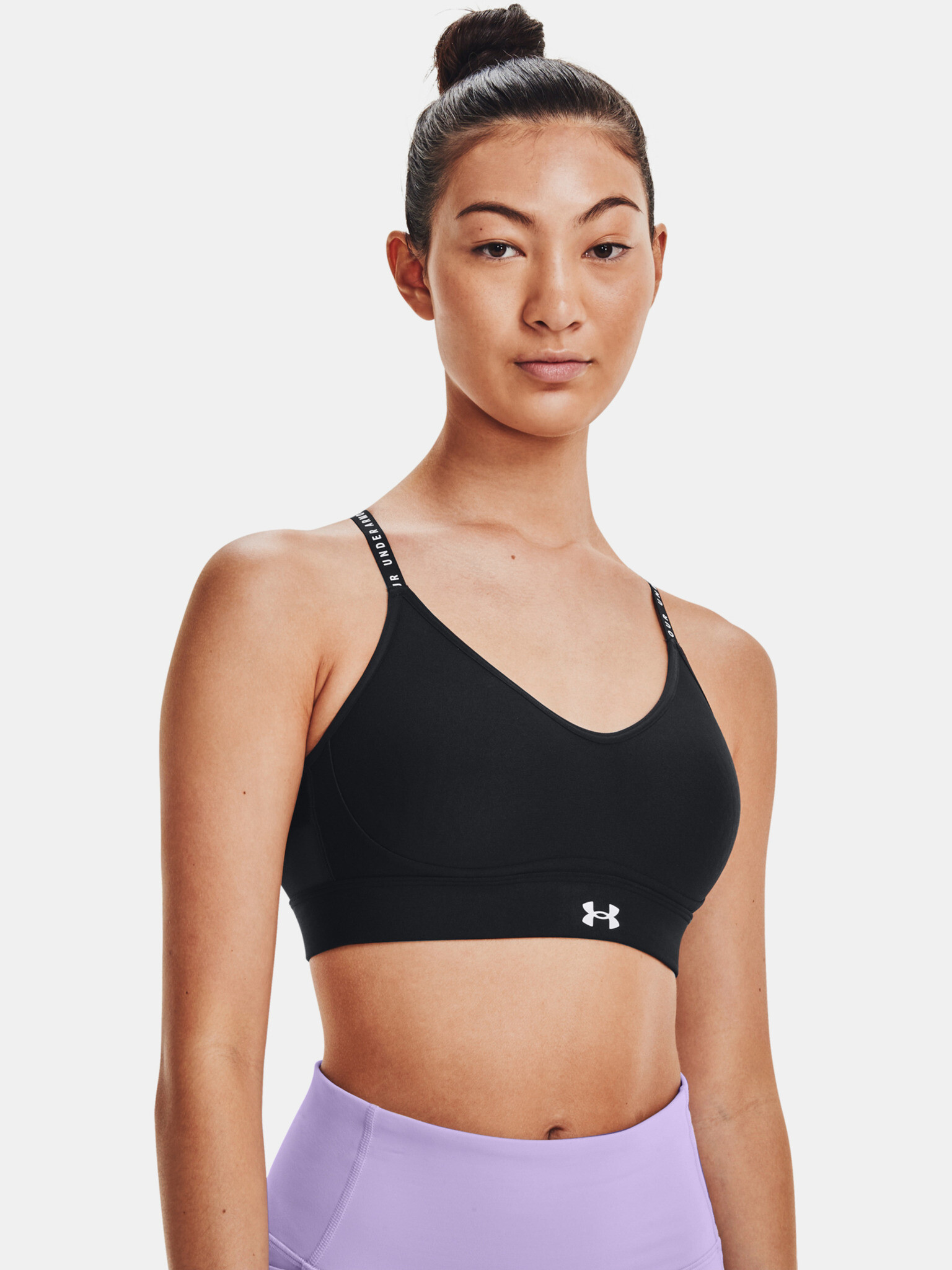 Under Armour Infinity Covered Low Sport Sutien Negru - Pled.ro