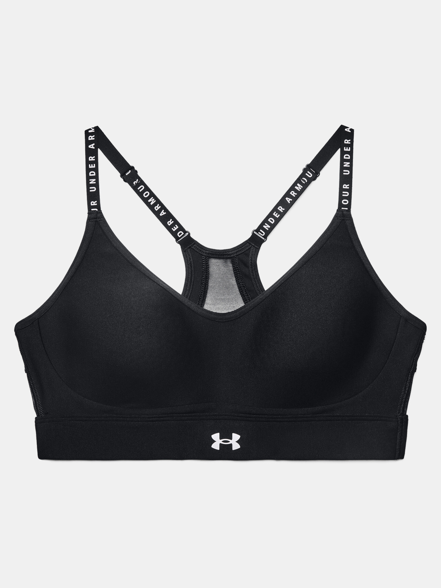 Under Armour Infinity Covered Low Sport Sutien Negru - Pled.ro