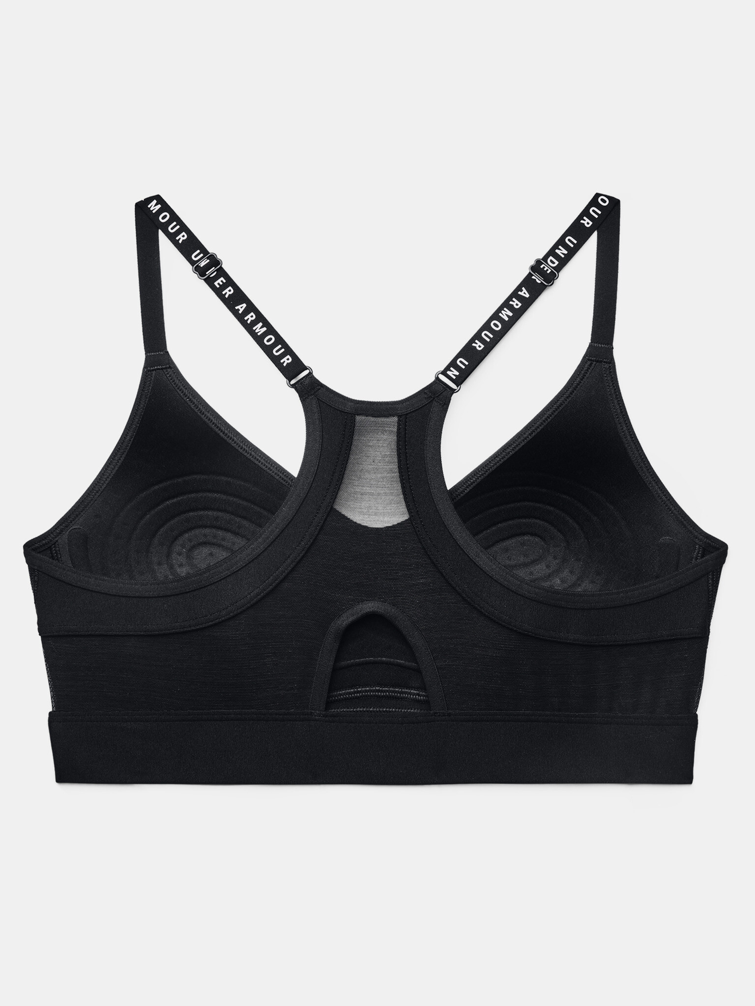 Under Armour Infinity Covered Low Sport Sutien Negru - Pled.ro