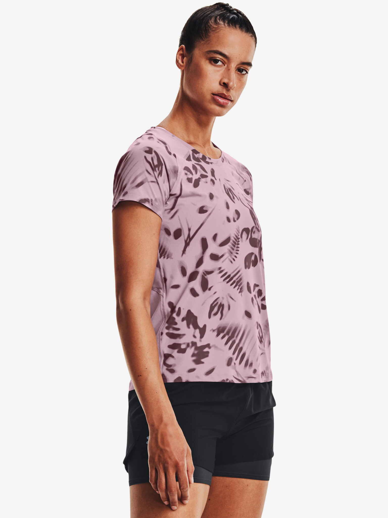 Under Armour Iso-Chill 200 Print Tricou Roz - Pled.ro