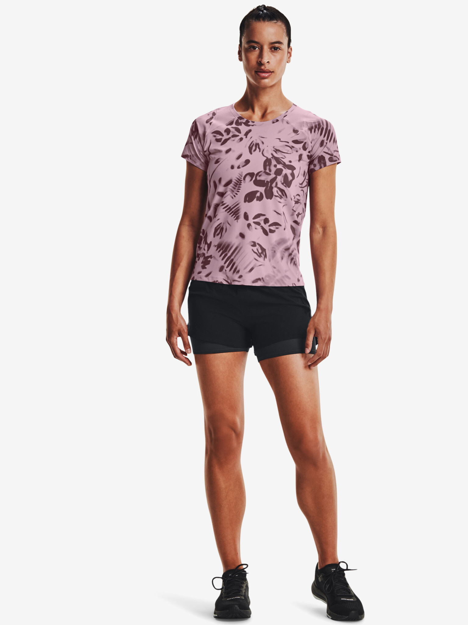 Under Armour Iso-Chill 200 Print Tricou Roz - Pled.ro