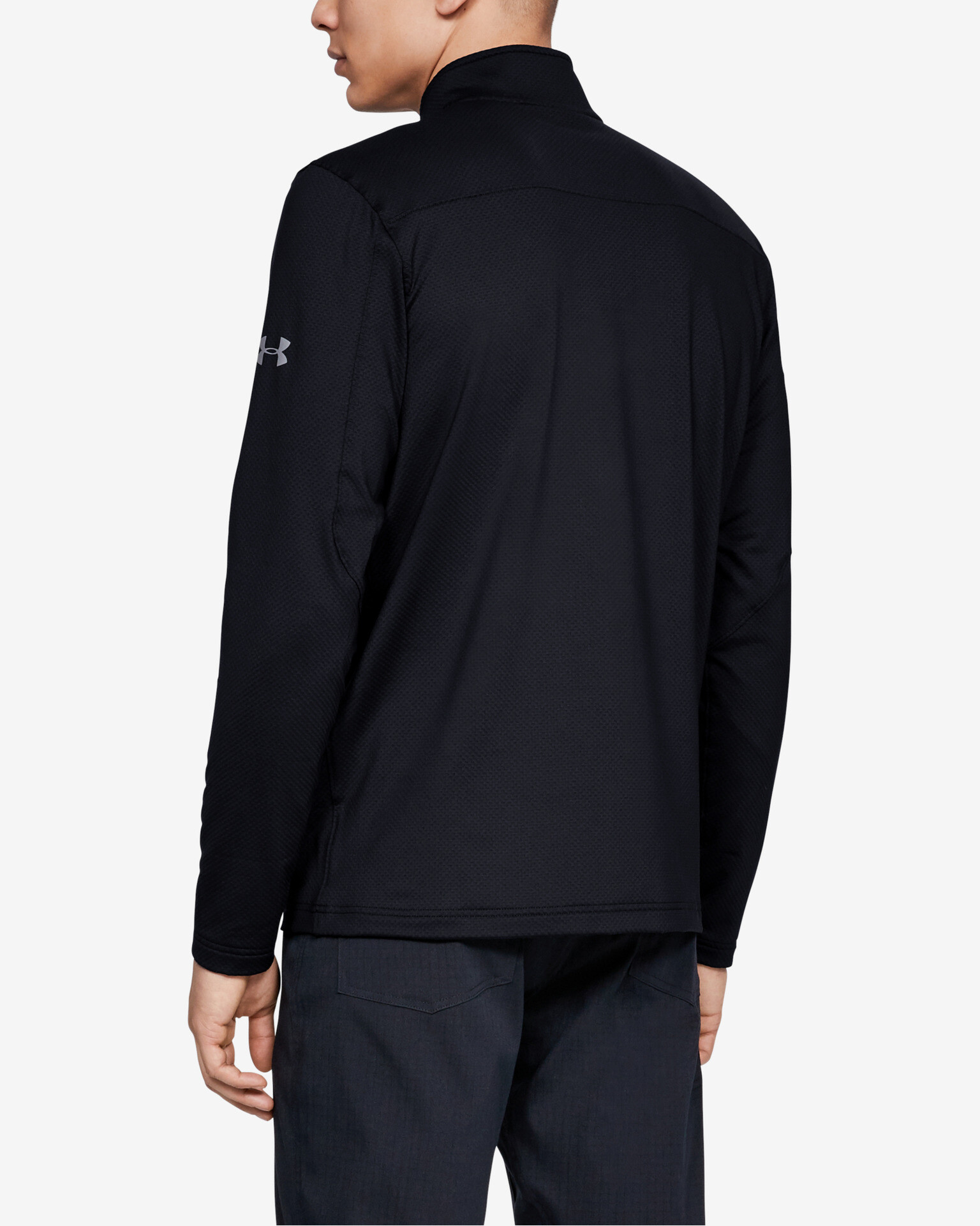 Under Armour LW ¼ Zip Tricou Negru - Pled.ro