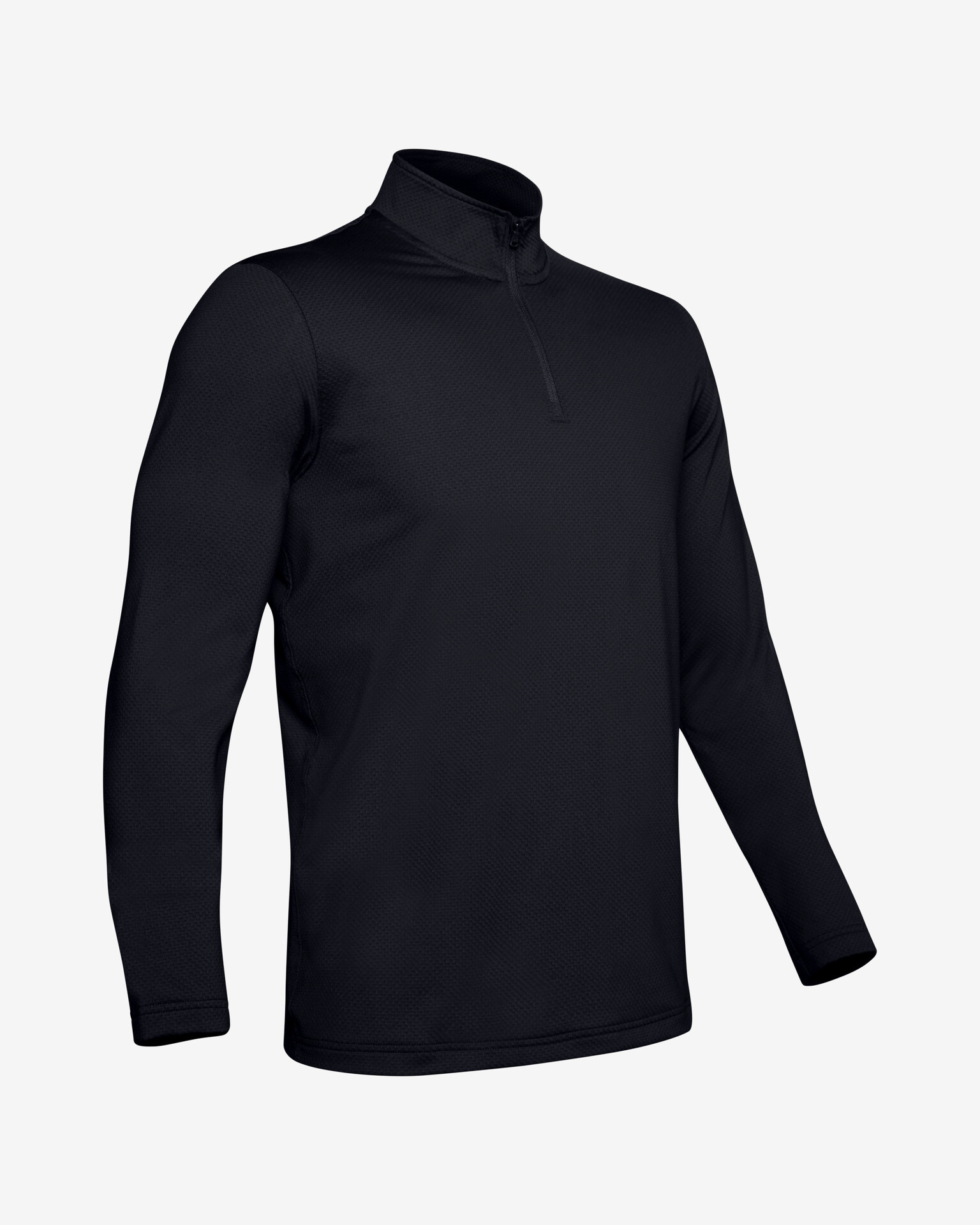 Under Armour LW ¼ Zip Tricou Negru - Pled.ro