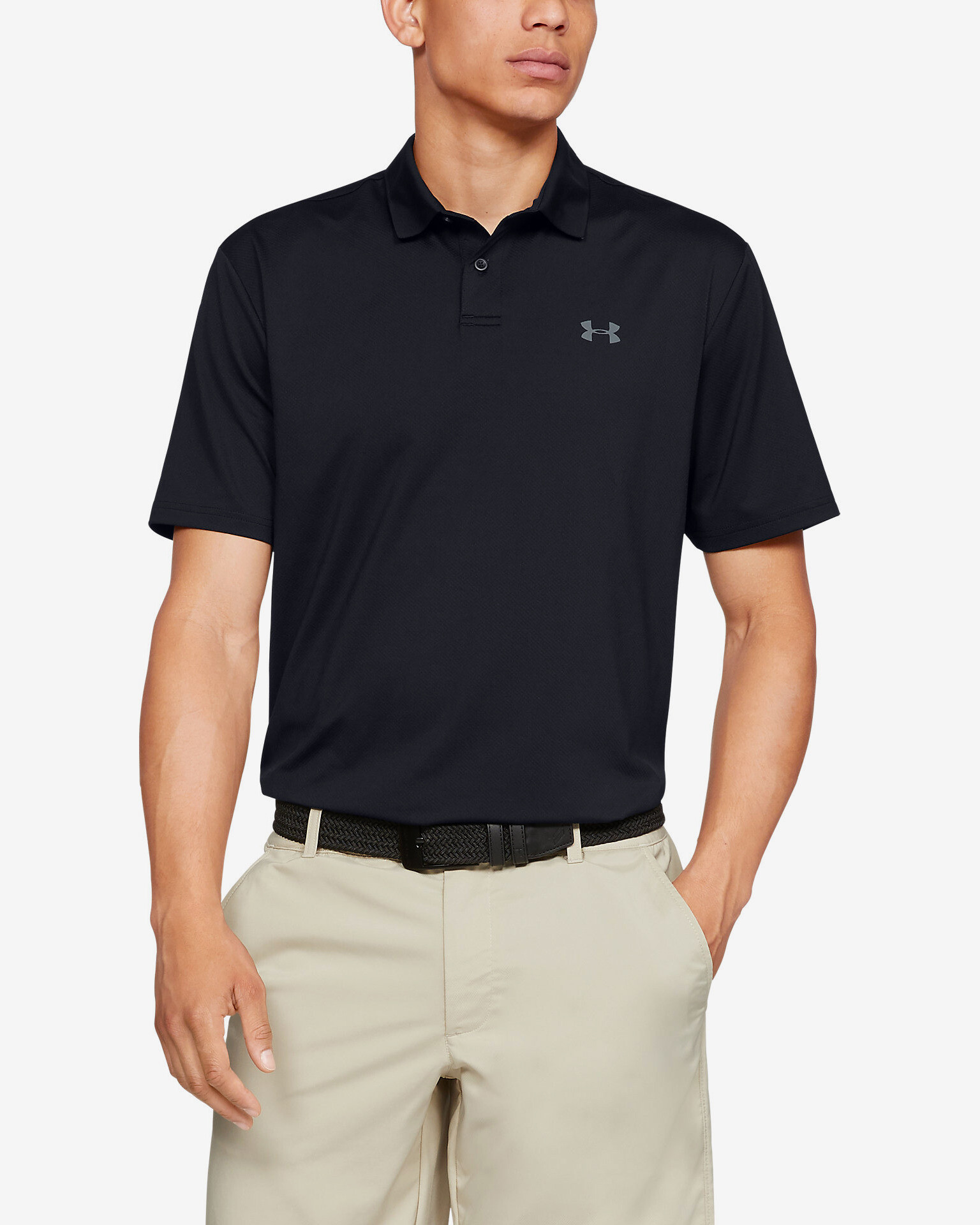 Under Armour Performance Polo Tricou Negru - Pled.ro