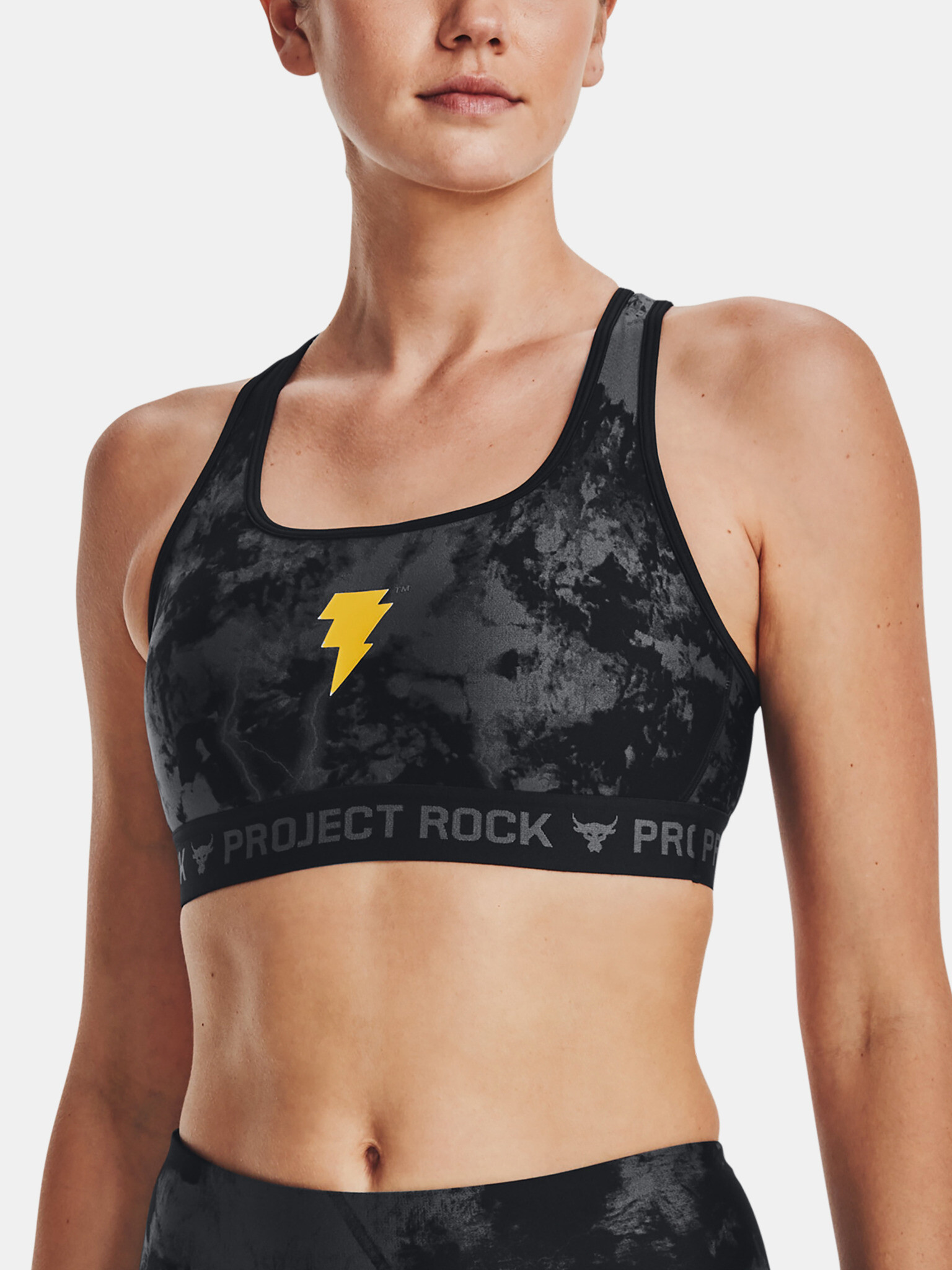 Under Armour Project Rock BA HG Sport Sutien Negru - Pled.ro