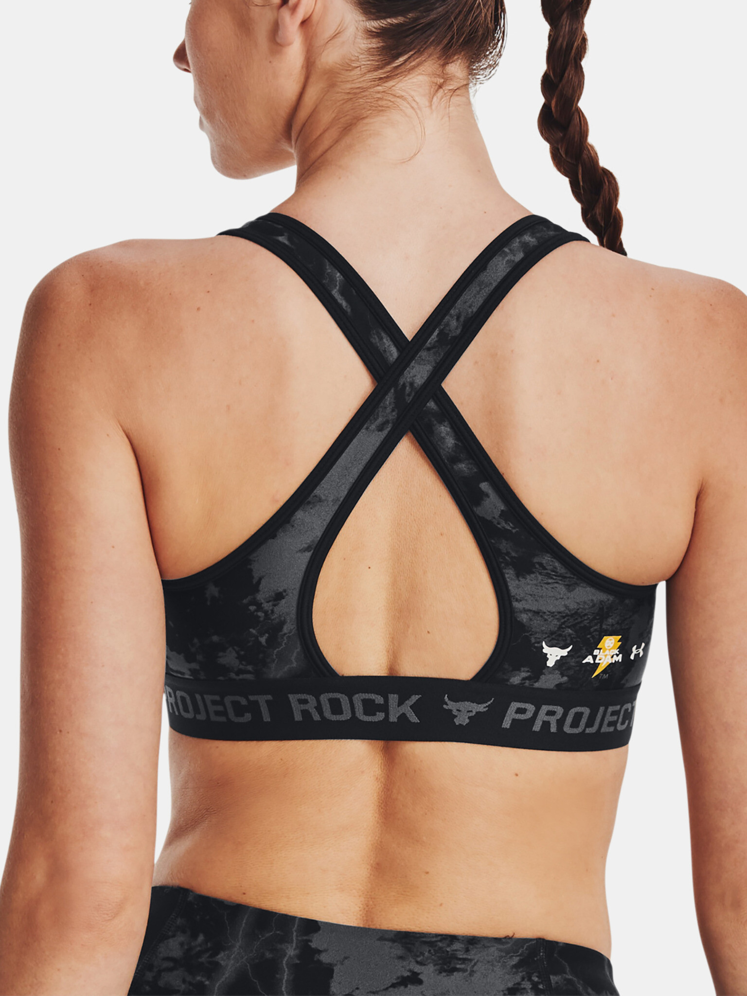 Under Armour Project Rock BA HG Sport Sutien Negru - Pled.ro