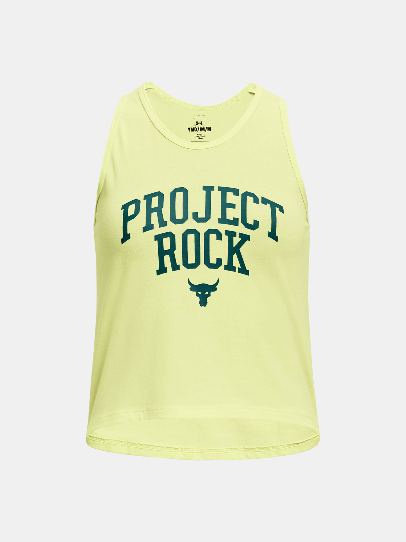 Under Armour Project Rock Girls Graphic Maiou pentru copii Galben - Pled.ro