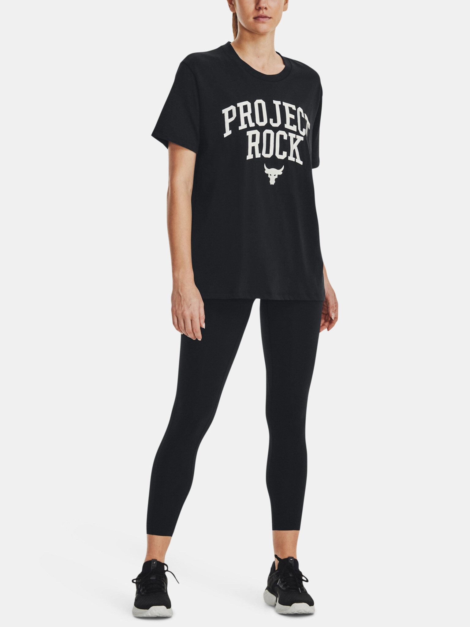 Under Armour Project Rock Hwt Campus T Tricou Negru - Pled.ro