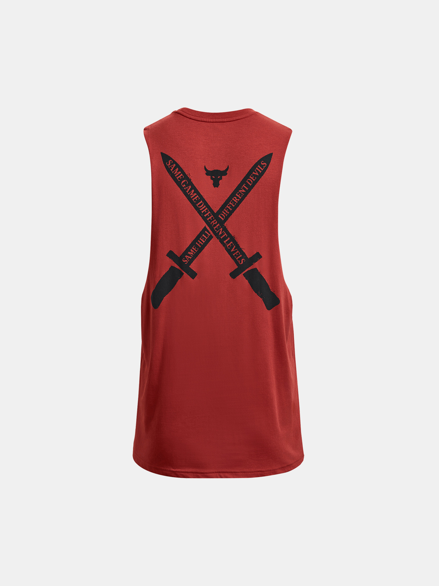 Under Armour Project Rock St Dagger Tank Maieu Roșu - Pled.ro