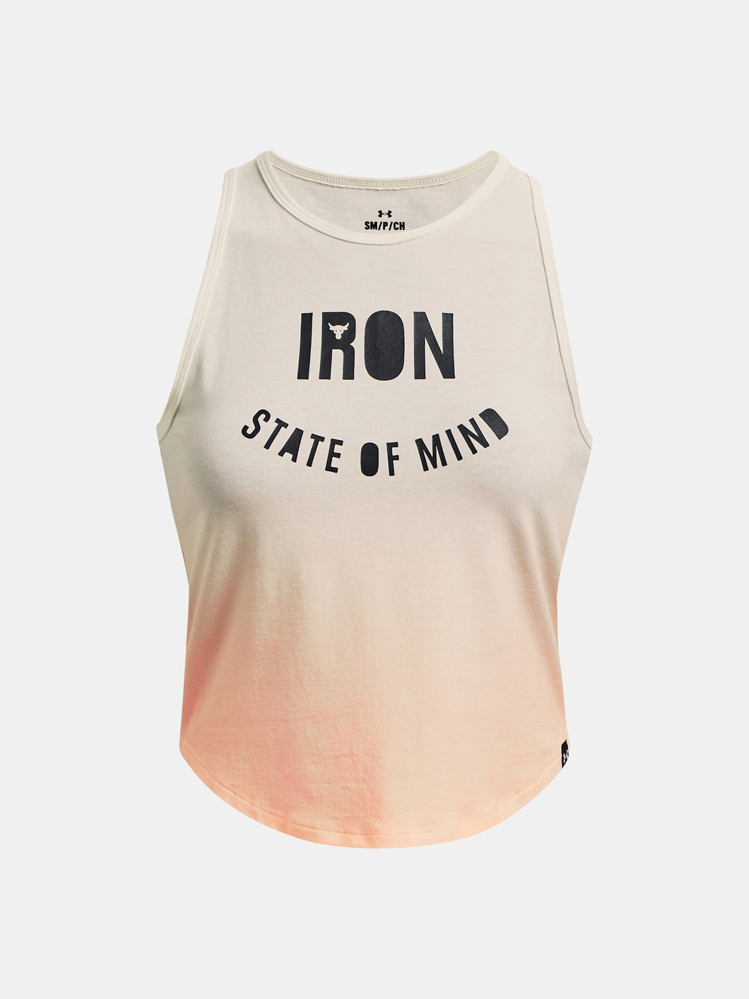 Under Armour Project Rock State of Mind Maieu Alb - Pled.ro