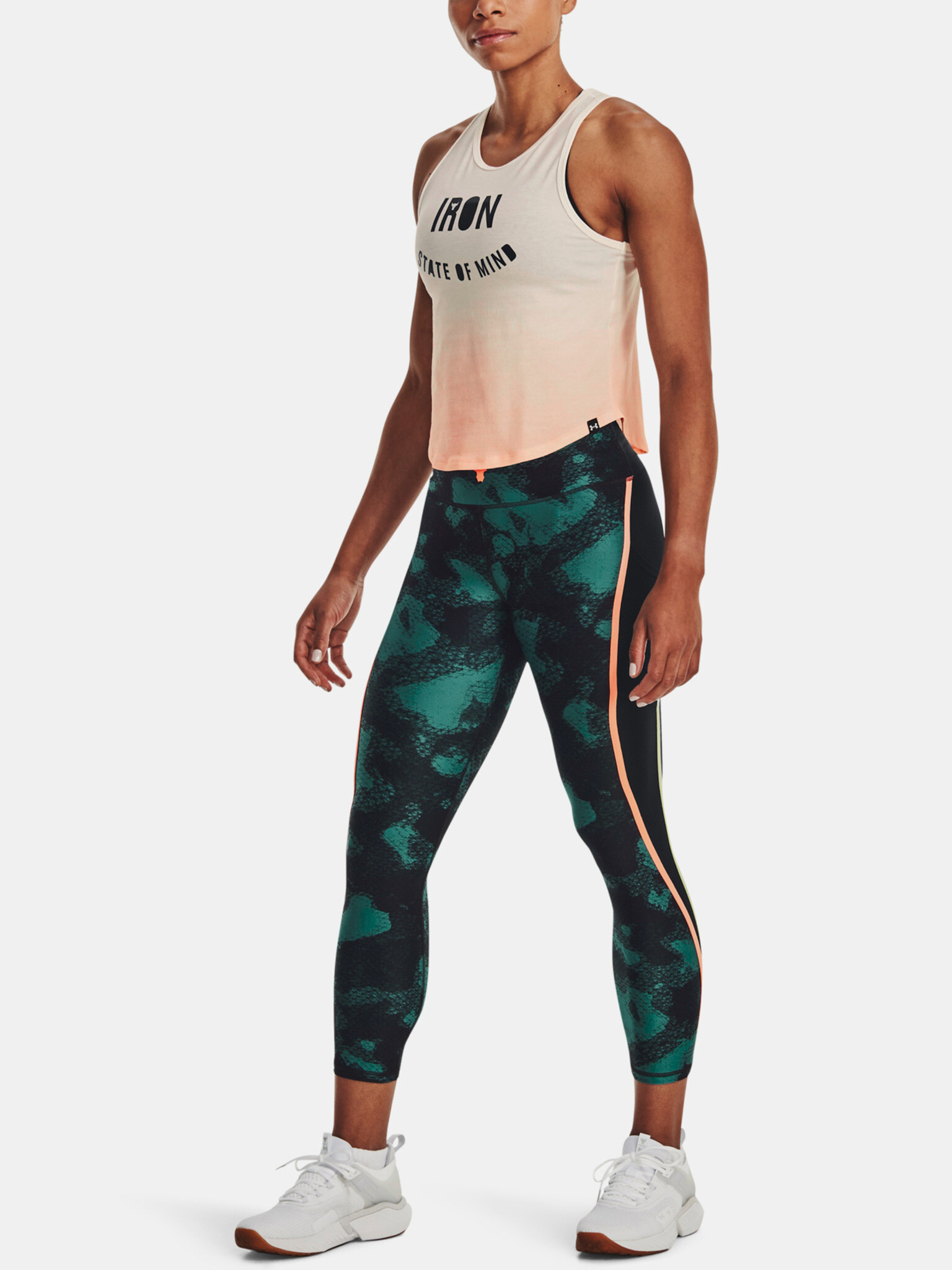 Under Armour Project Rock State of Mind Maieu Alb - Pled.ro