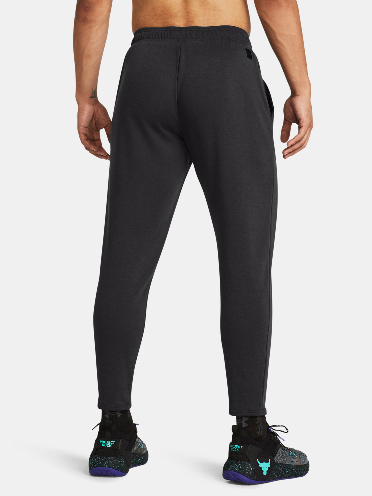 Under Armour Project Rock Terry Gym Pantaloni Gri - Pled.ro