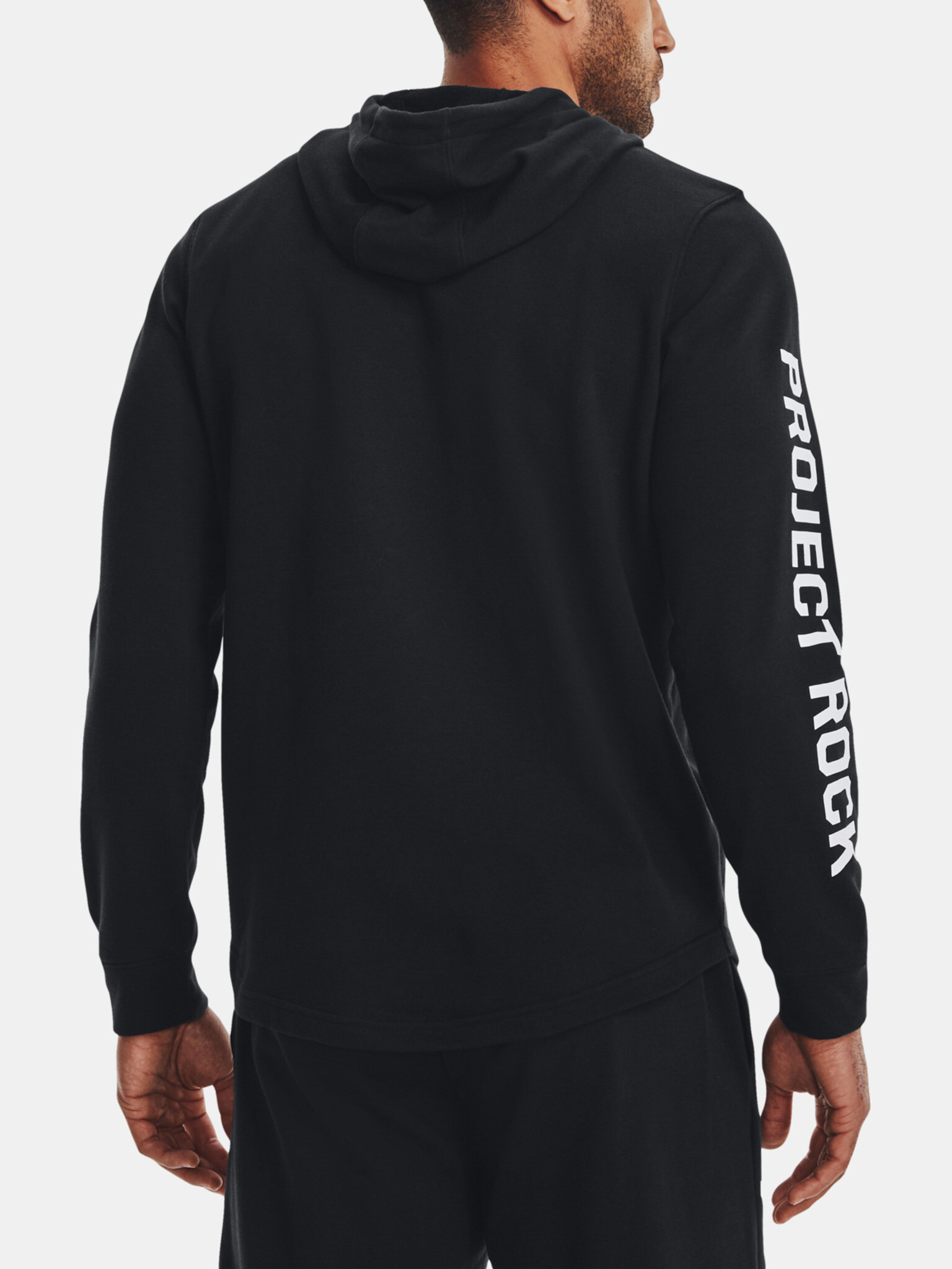 Under Armour Project Rock Terry Hoodie Hanorac Negru - Pled.ro