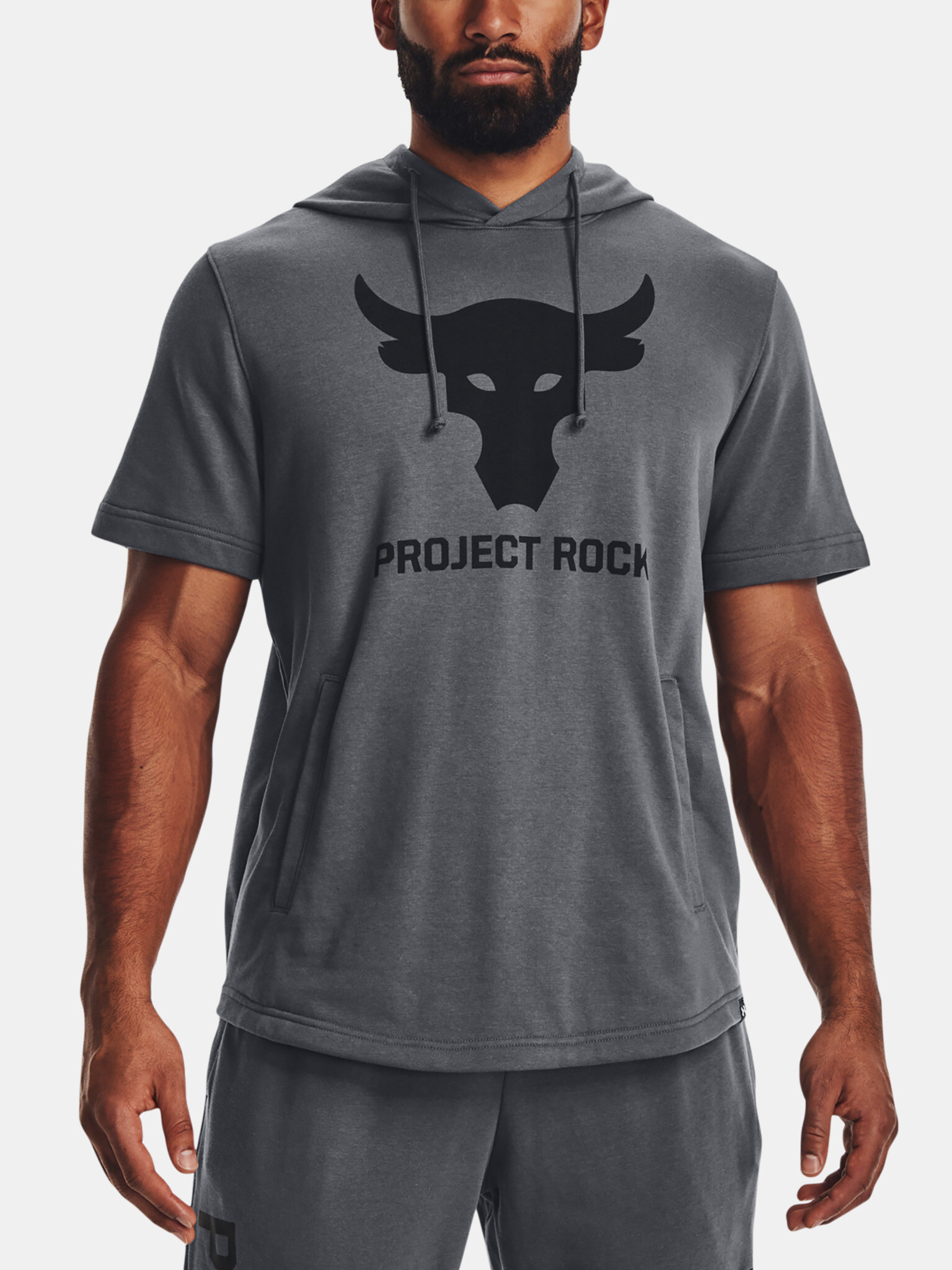 Under Armour Project Rock Terry SS HD Hanorac Gri - Pled.ro