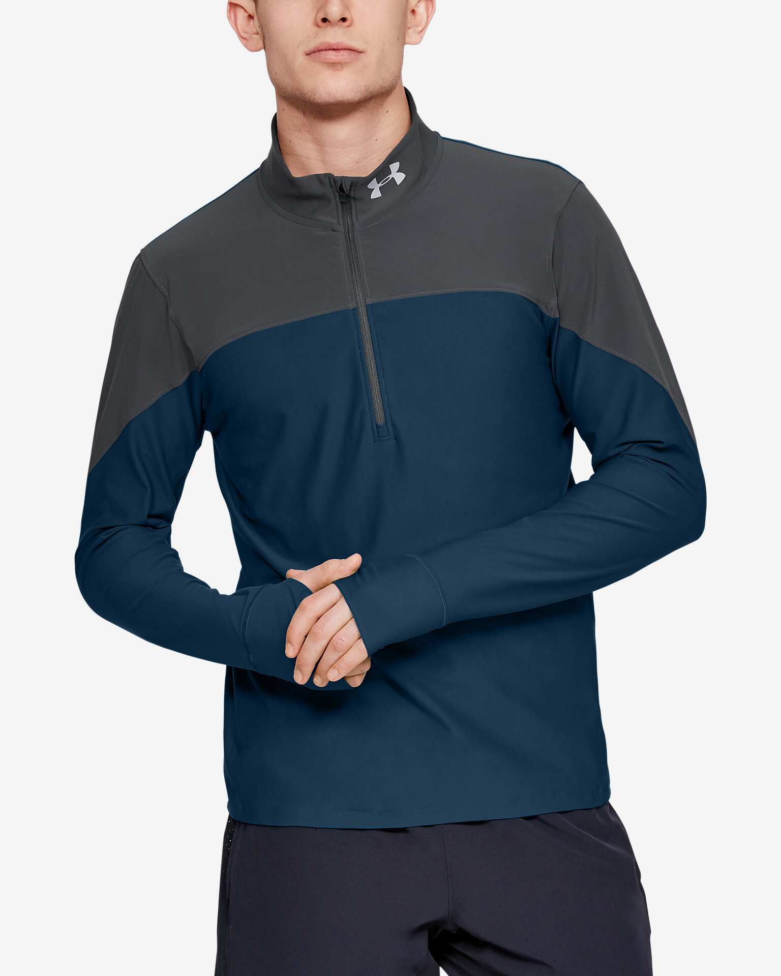 Under Armour Qualifier Hanorac Albastru Gri - Pled.ro