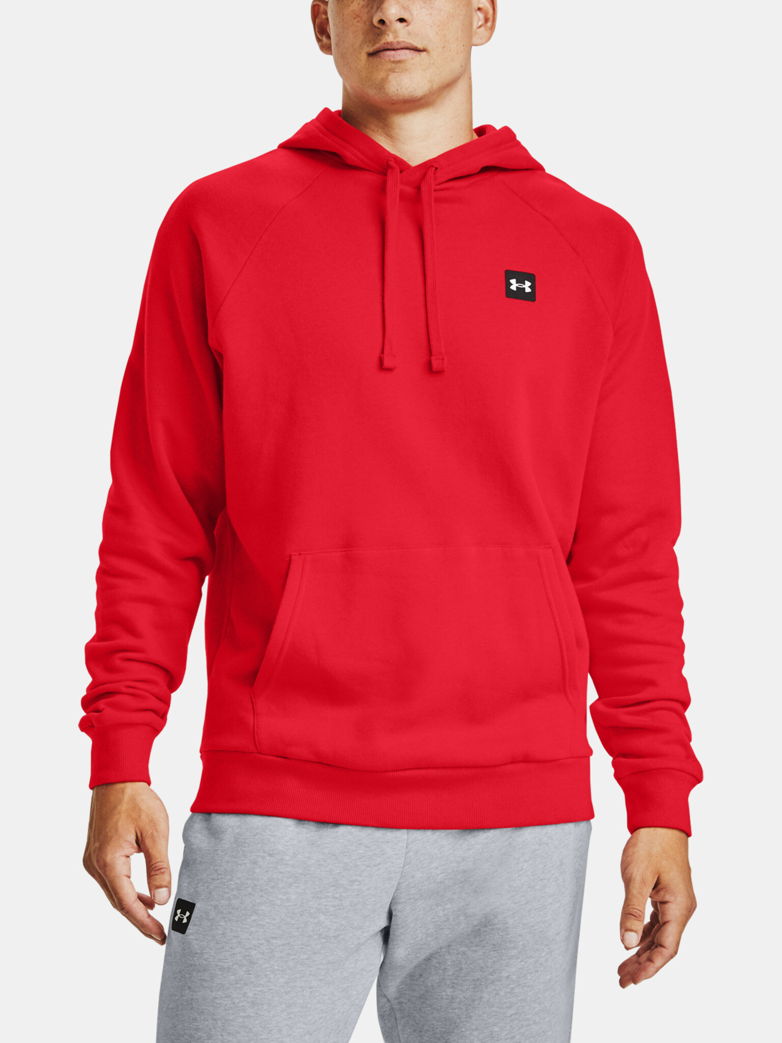 Under Armour Rival Fleece Hoodie Hanorac Roșu - Pled.ro