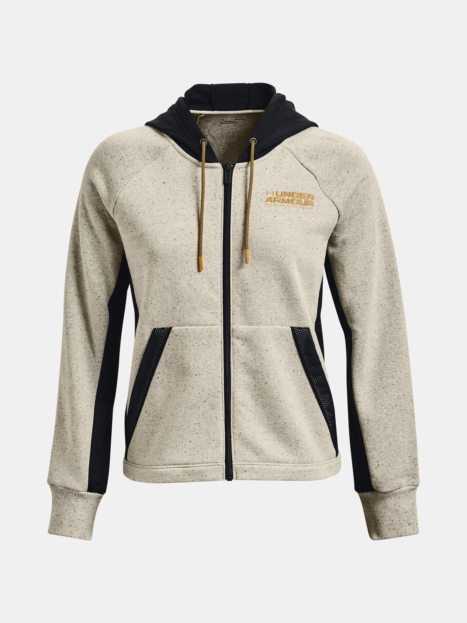 Under Armour Rival FZ Hoodie Hanorac Bej - Pled.ro