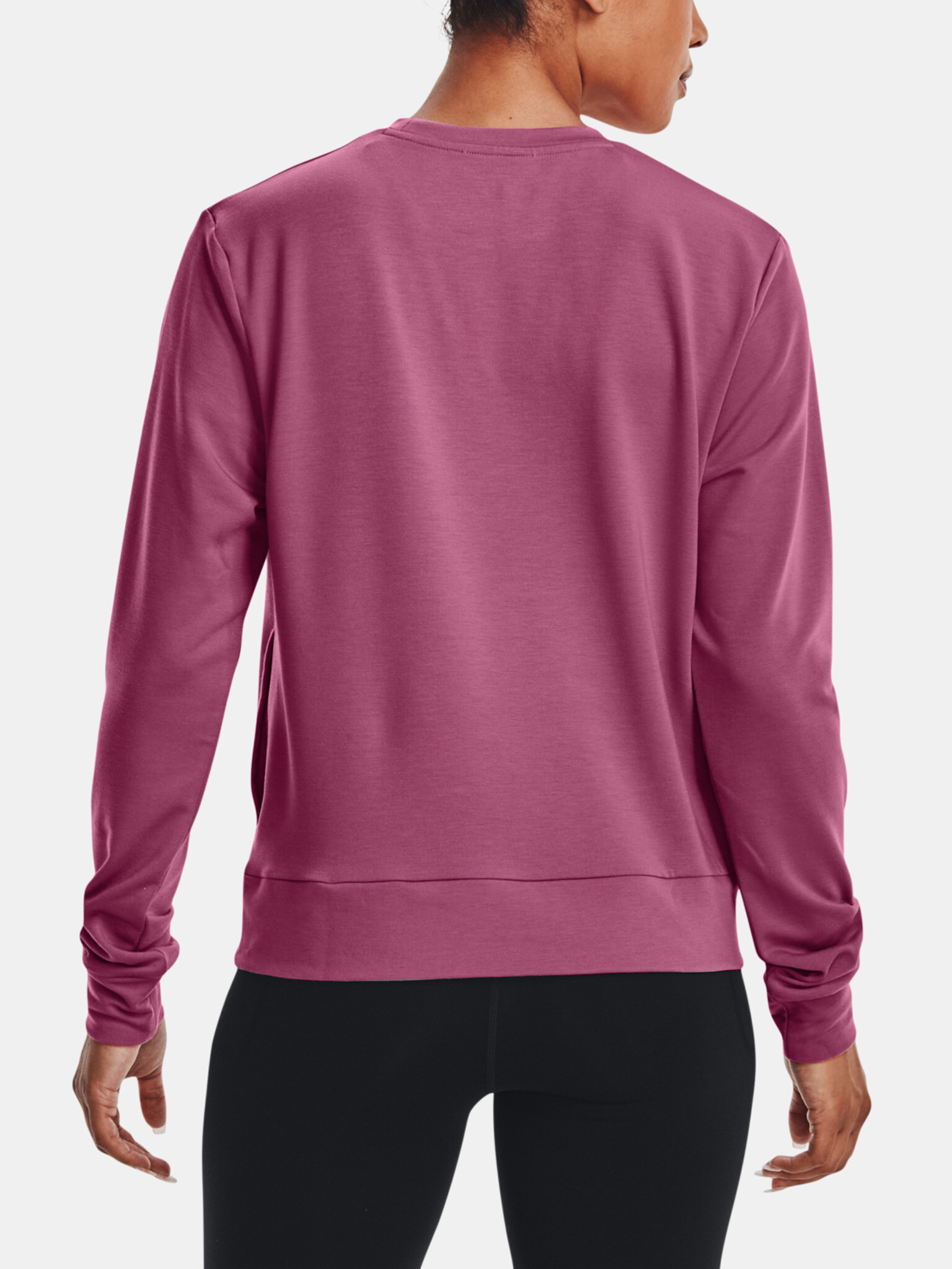 Under Armour Rival Terry Crew Tricou Roz - Pled.ro