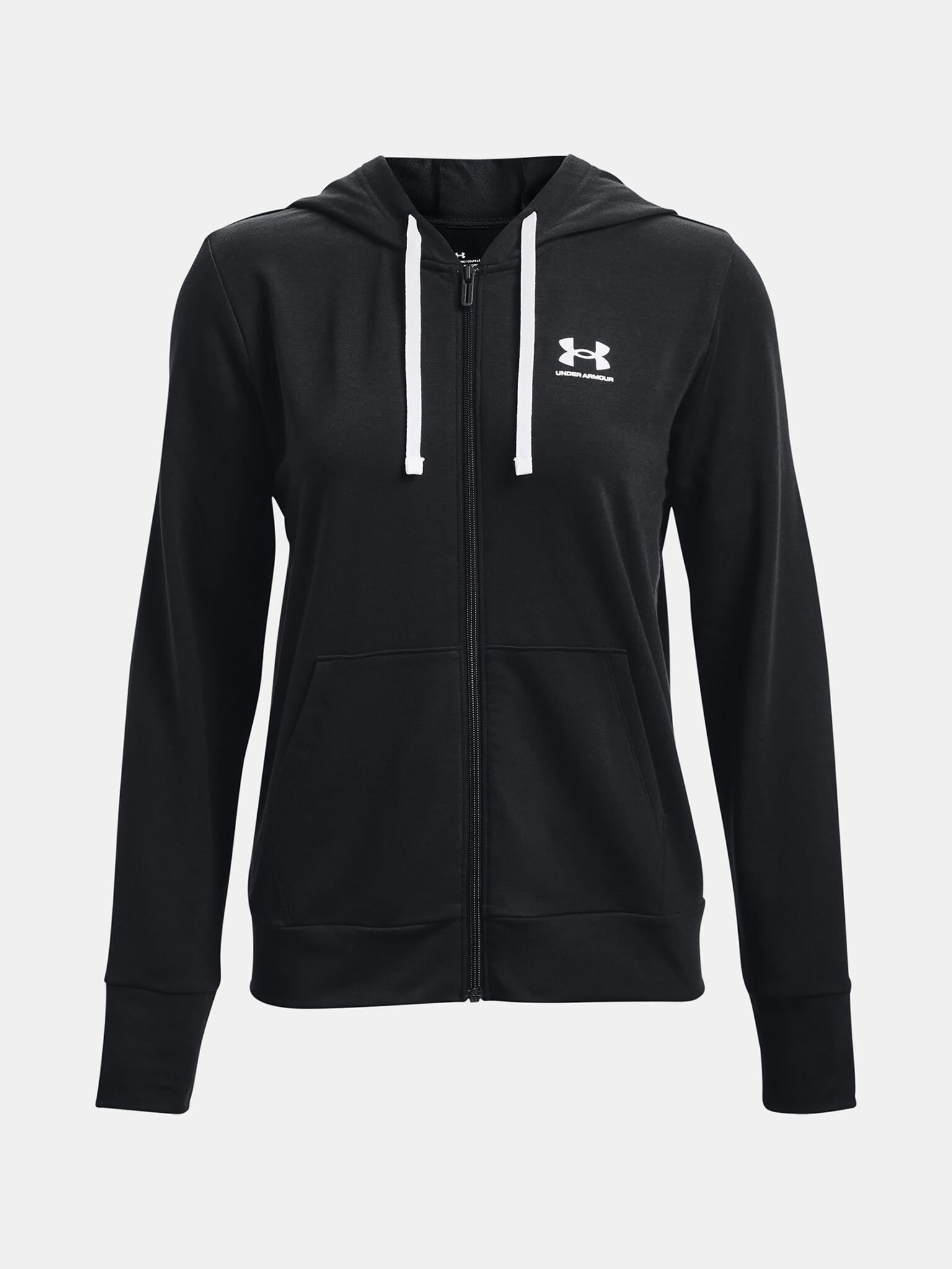 Under Armour Rival Terry FZ Hoodie Hanorac Negru - Pled.ro