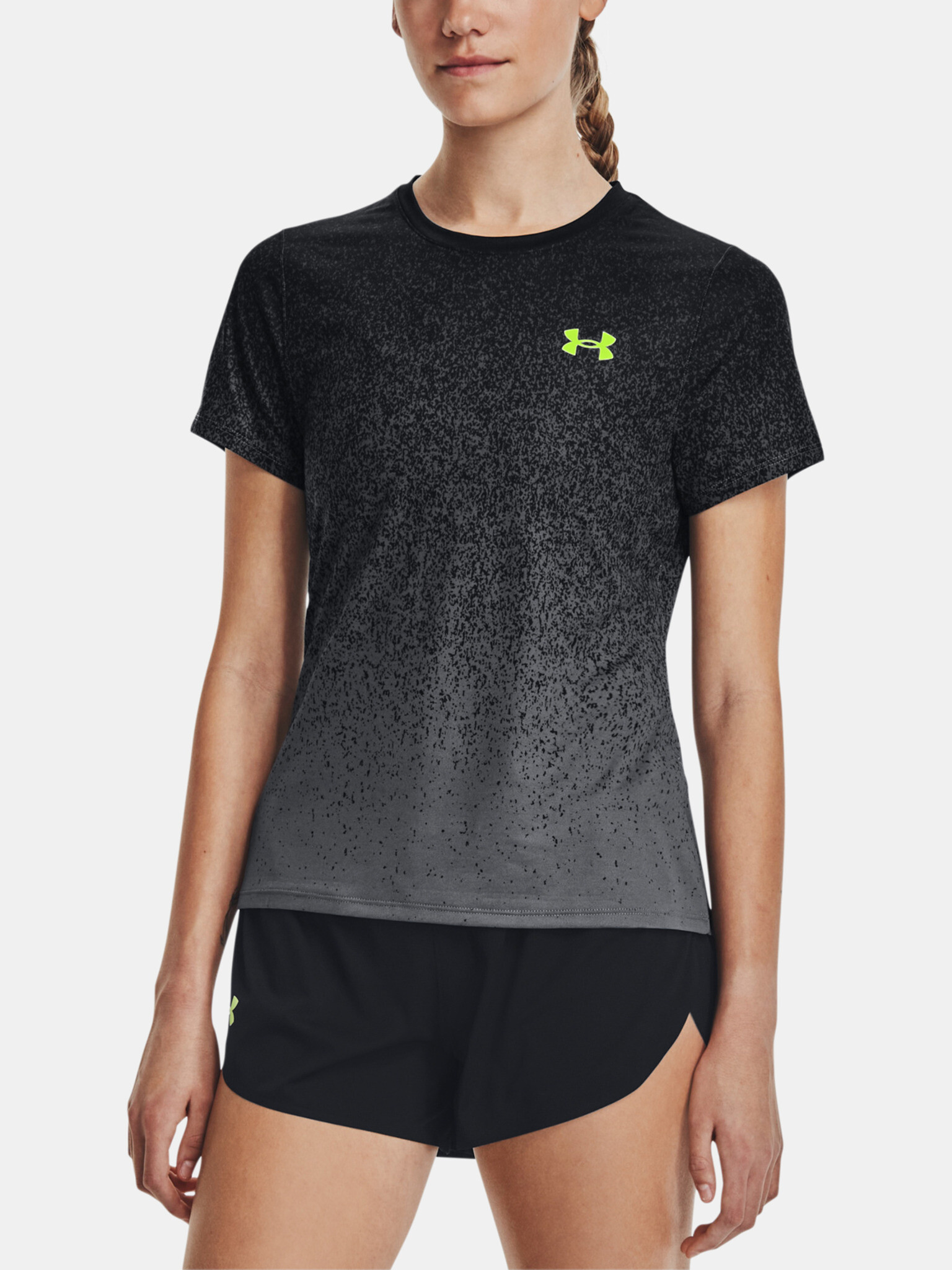 Under Armour Rush Cicada Tricou Negru - Pled.ro