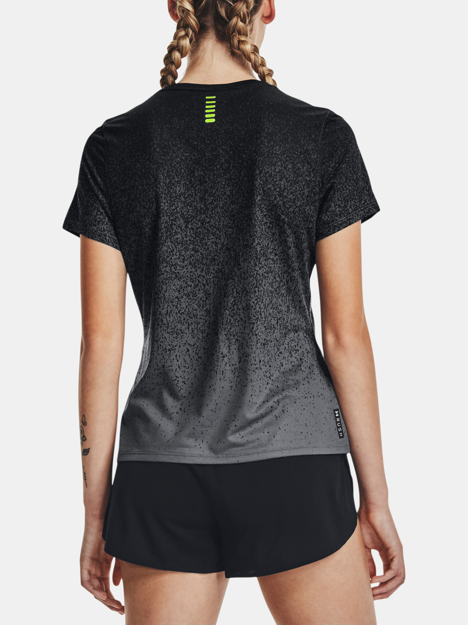 Under Armour Rush Cicada Tricou Negru - Pled.ro