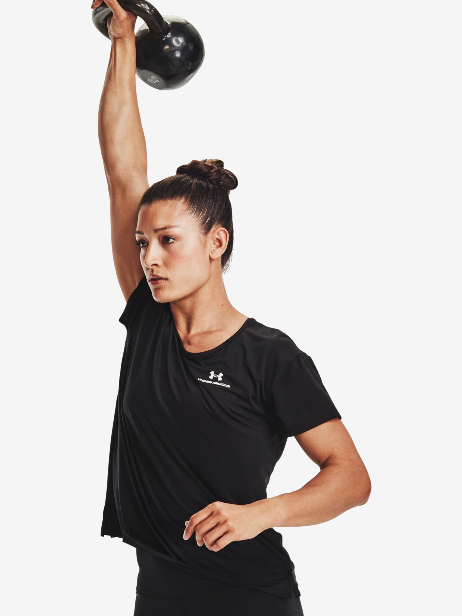 Under Armour RUSH™ Energy Core Tricou Negru - Pled.ro