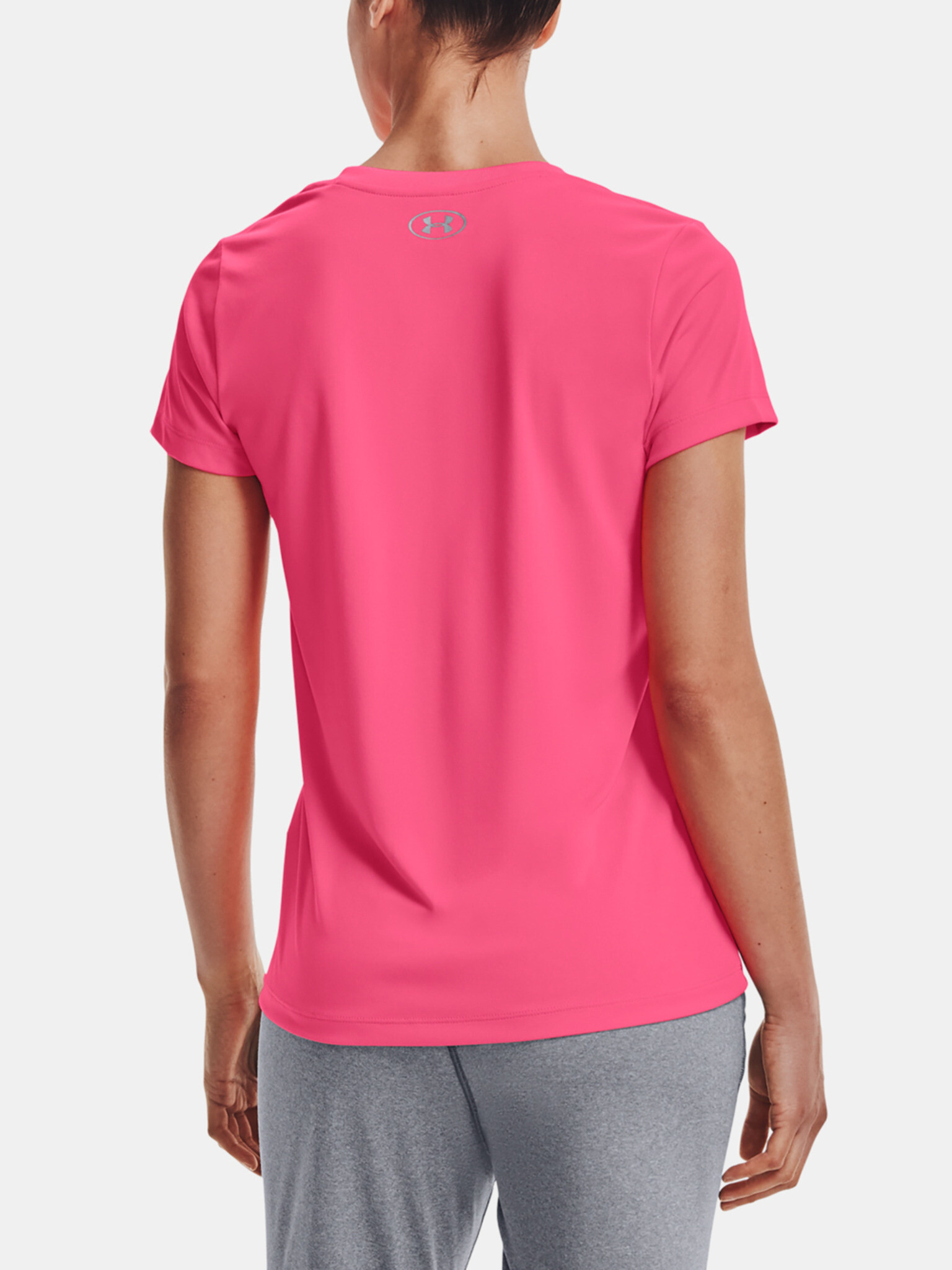 Under Armour Tech SSV Solid Tricou Roz - Pled.ro