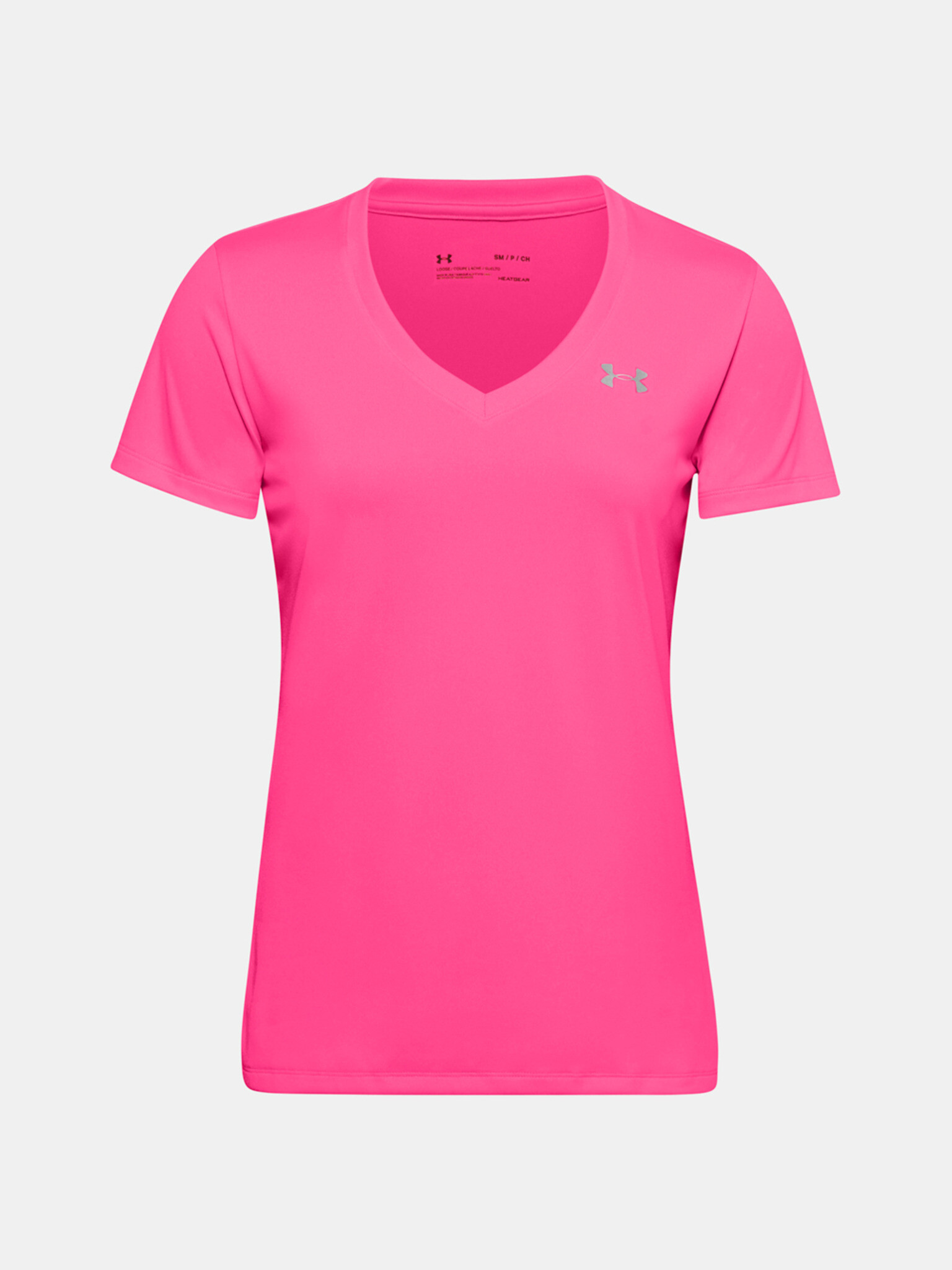 Under Armour Tech SSV Solid Tricou Roz - Pled.ro