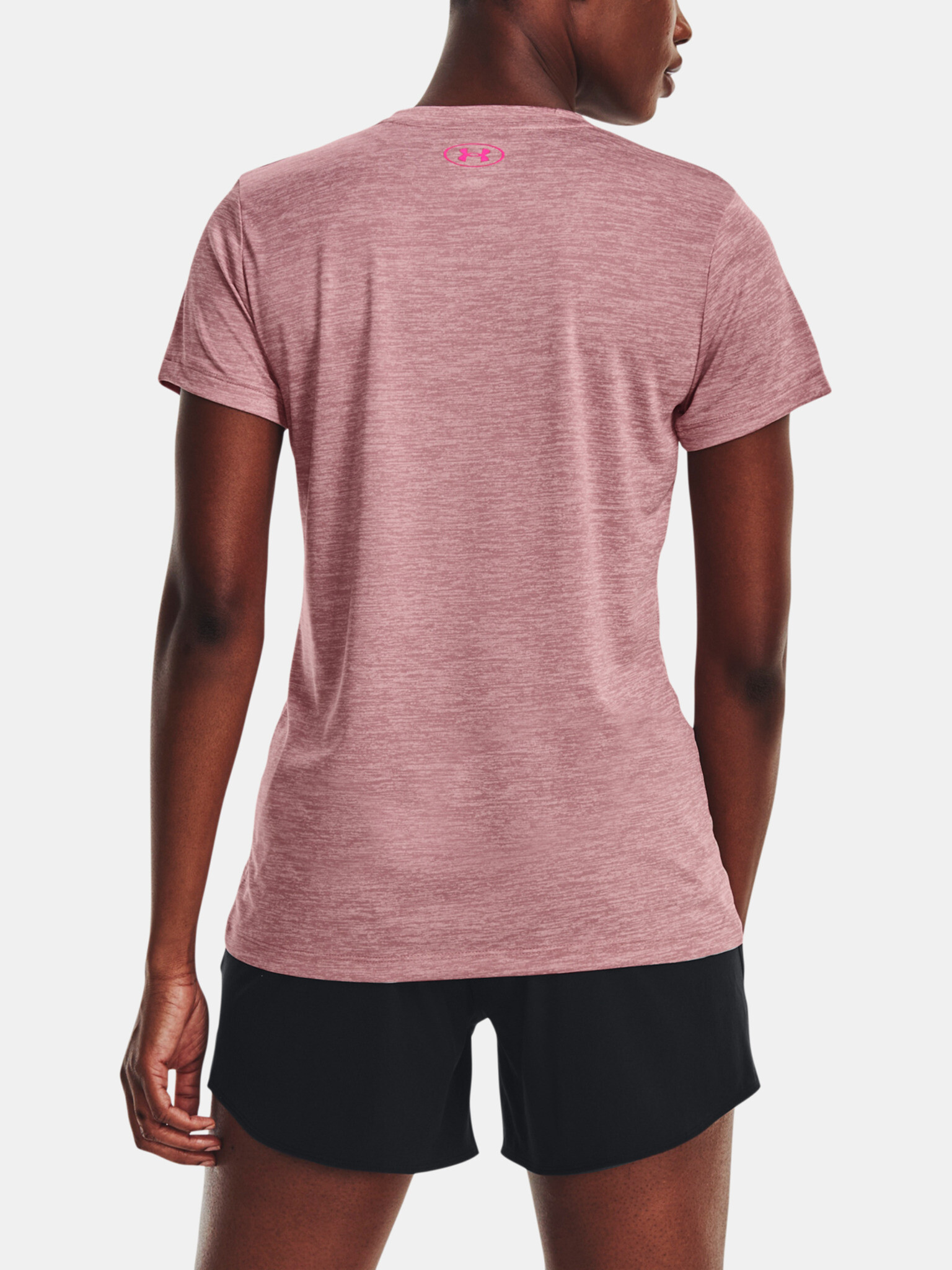 Under Armour Tech Twist Graphic SSV Tricou Roz - Pled.ro