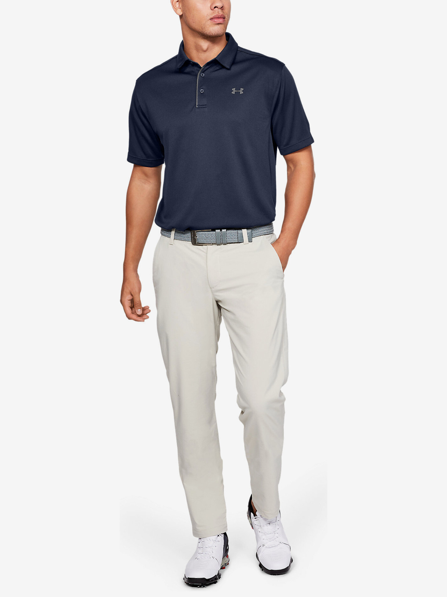 Under Armour Tech™ Polo Tricou Albastru - Pled.ro