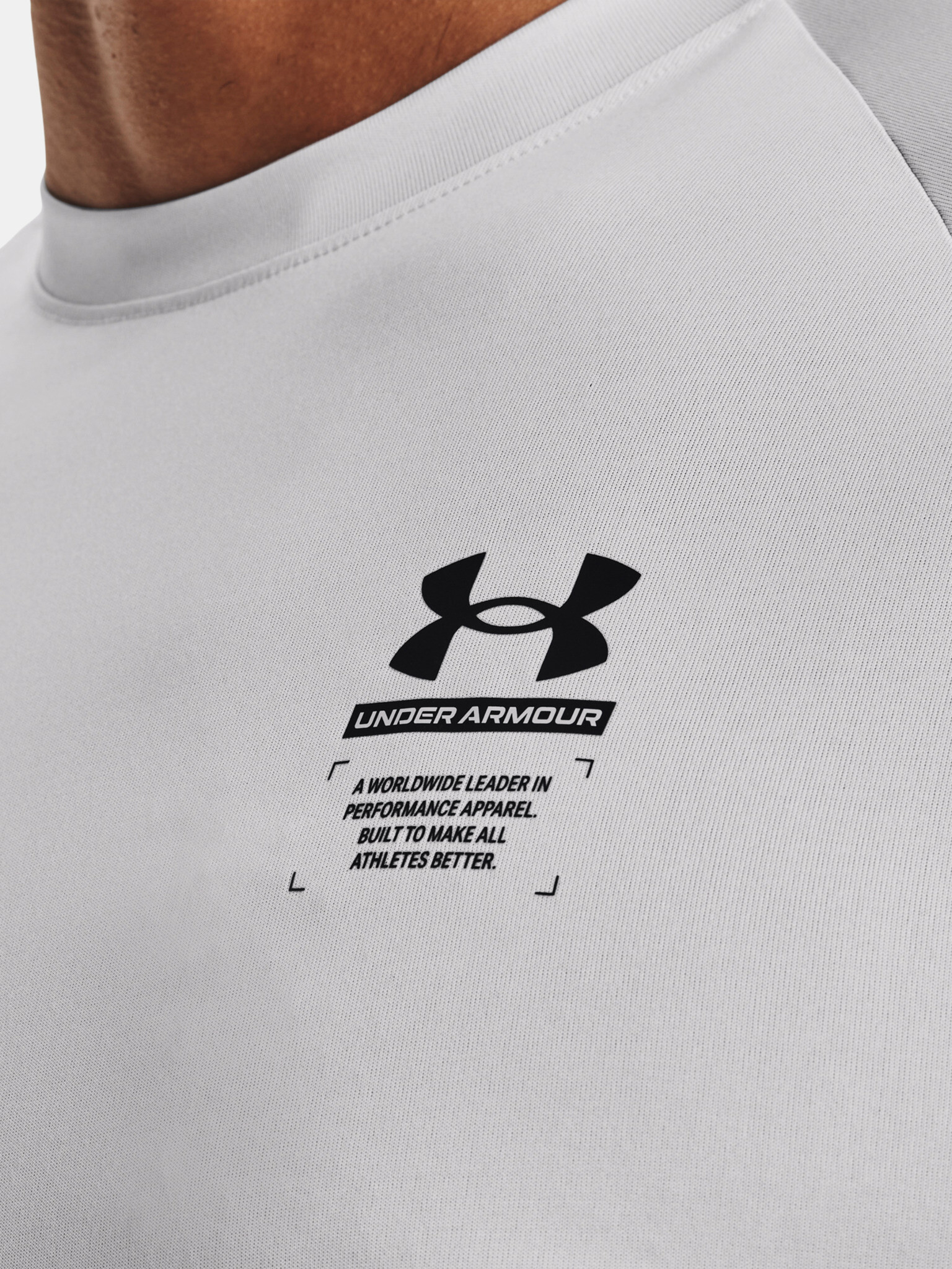 Under Armour UA Armourprint LS Tricou Gri - Pled.ro