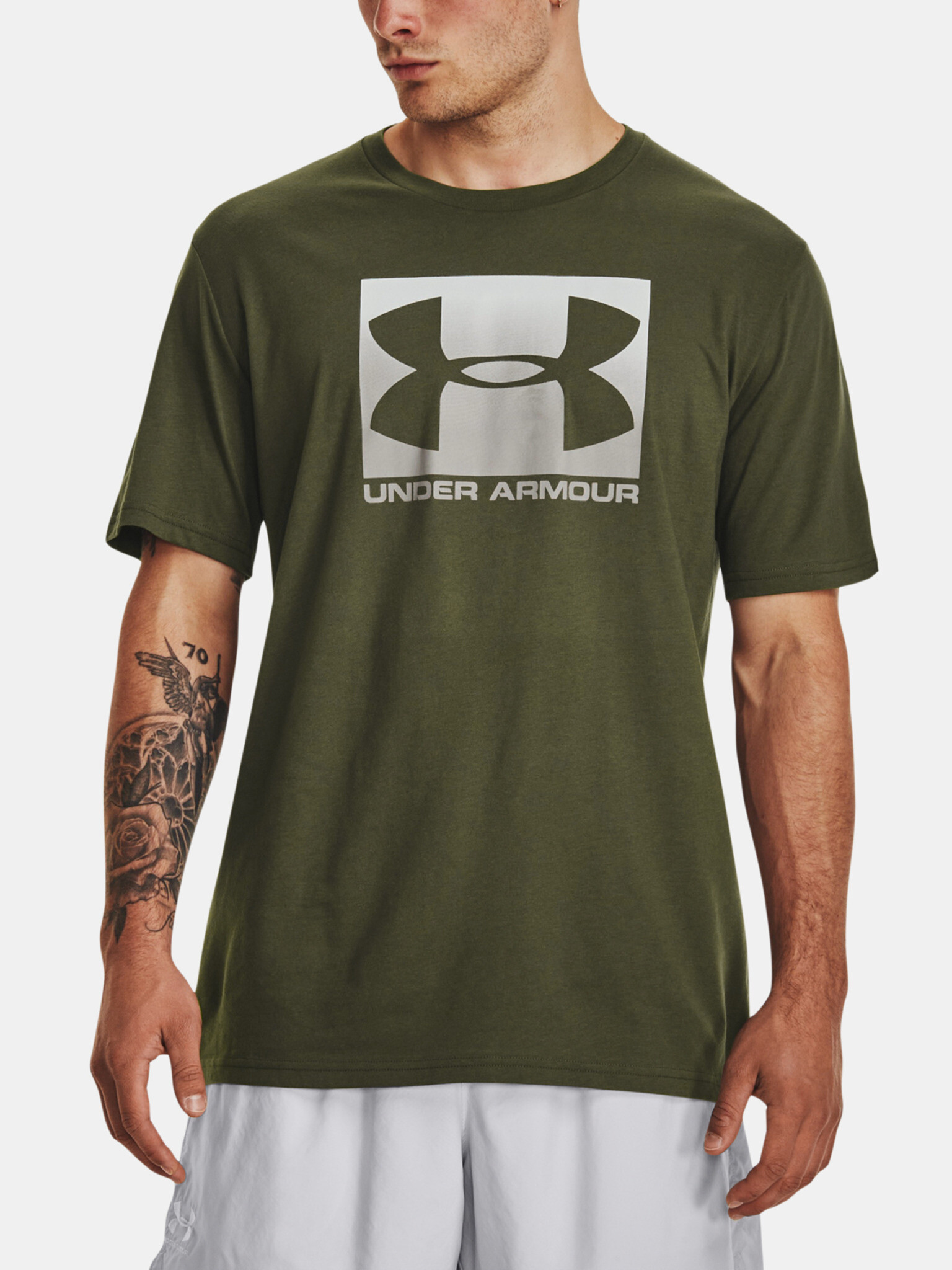 Under Armour UA Boxed Sportstyle SS Tricou Verde - Pled.ro