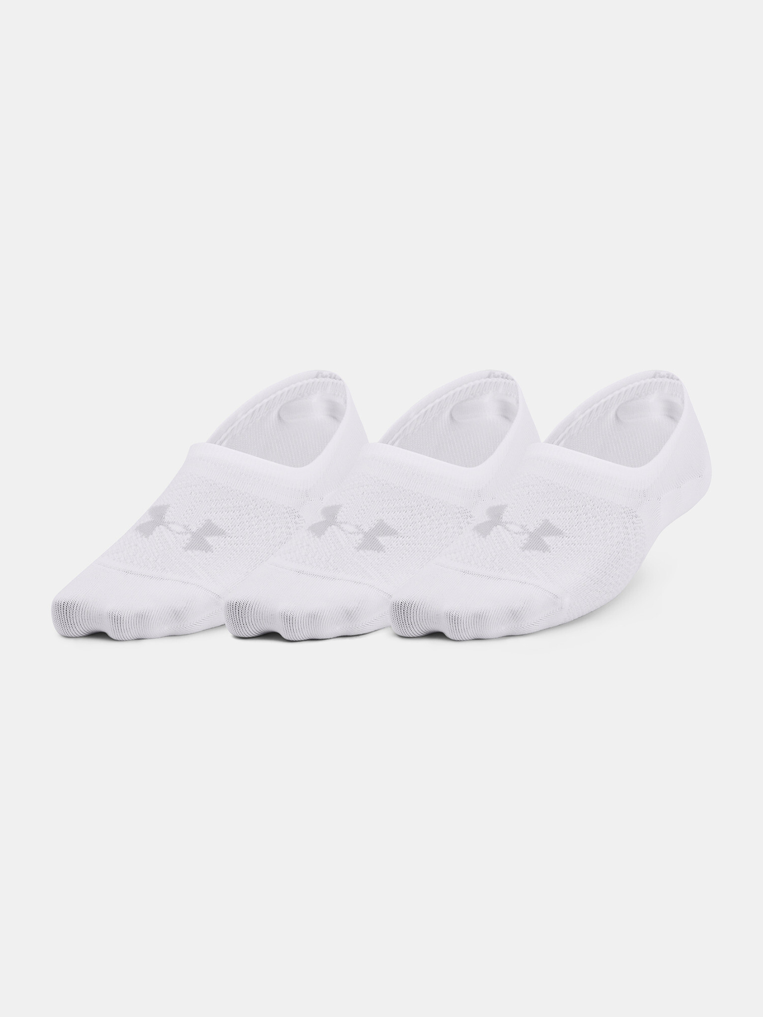 Under Armour UA Breathe Lite Ultra Low Set de 3 perechi de șosete Alb - Pled.ro