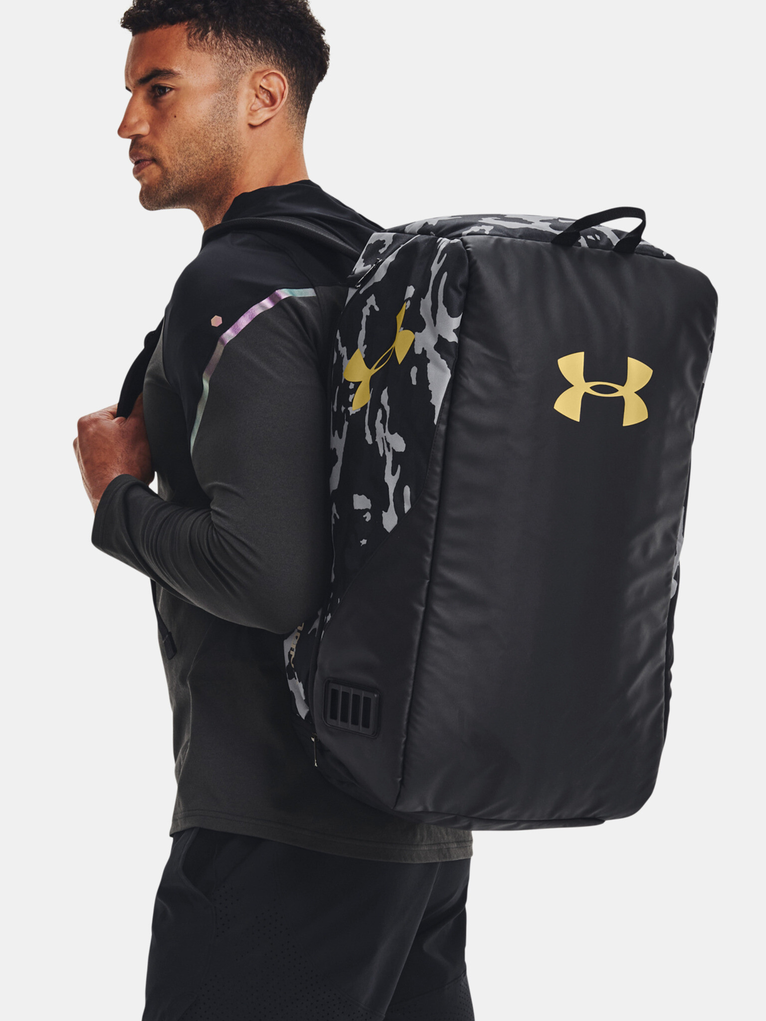 Under Armour UA Contain Duo MD Duffle-BLK Genţi de umăr Negru - Pled.ro