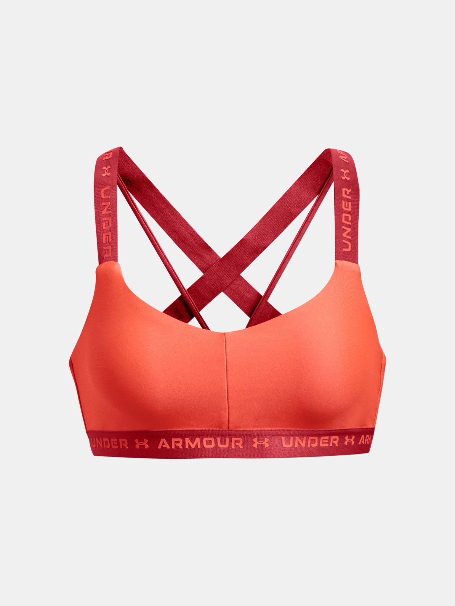 Under Armour UA Crossback Low Sport Sutien Portocaliu - Pled.ro