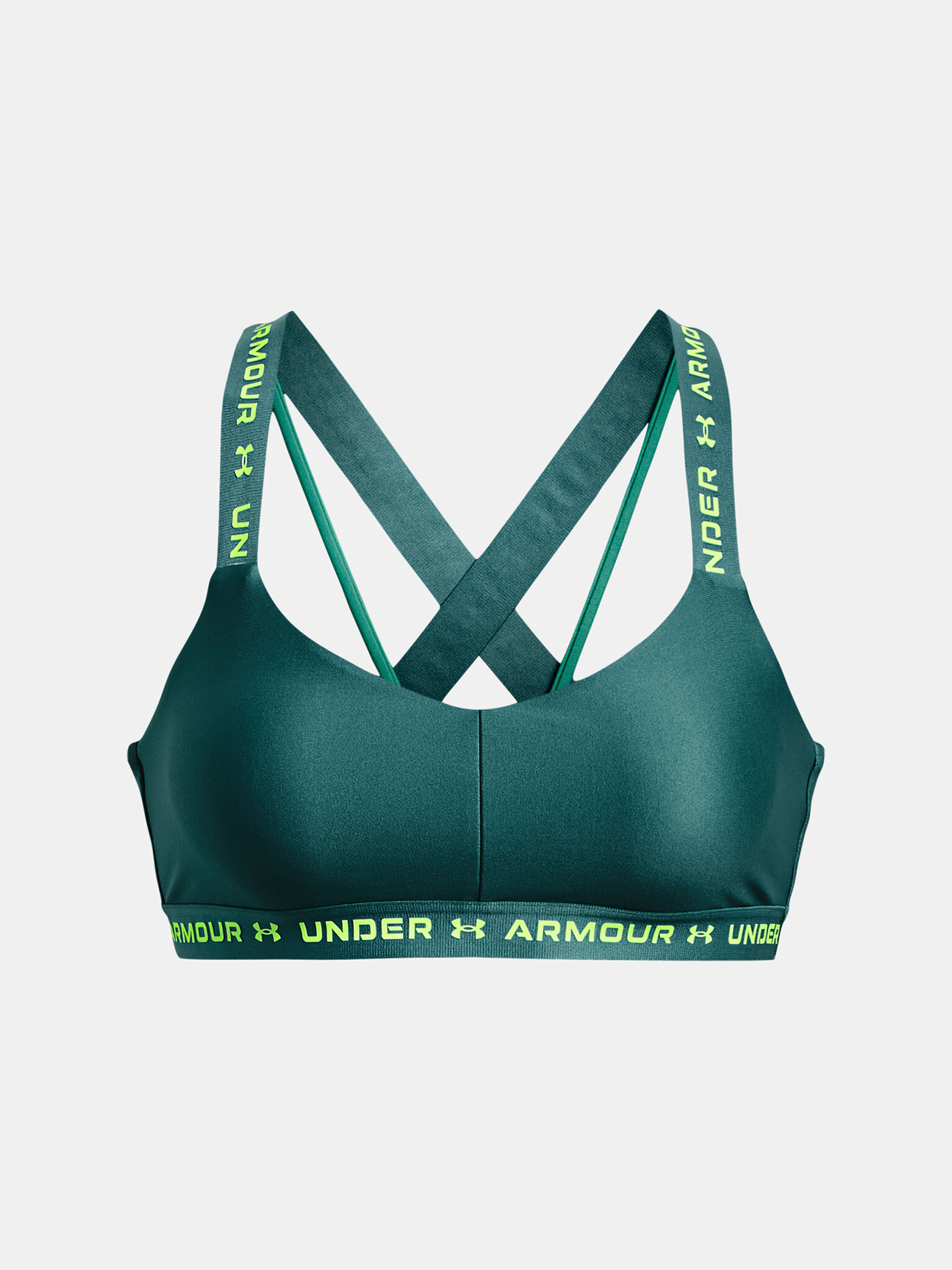 Under Armour UA Crossback Low Sport Sutien Verde - Pled.ro