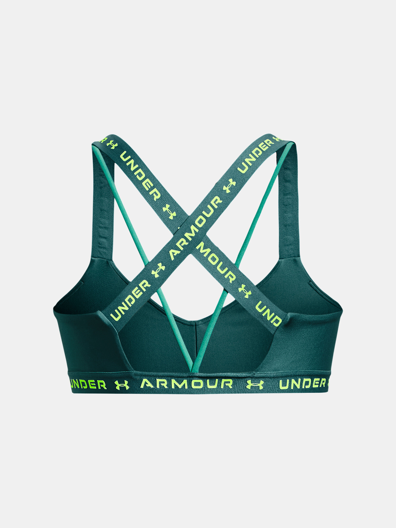 Under Armour UA Crossback Low Sport Sutien Verde - Pled.ro