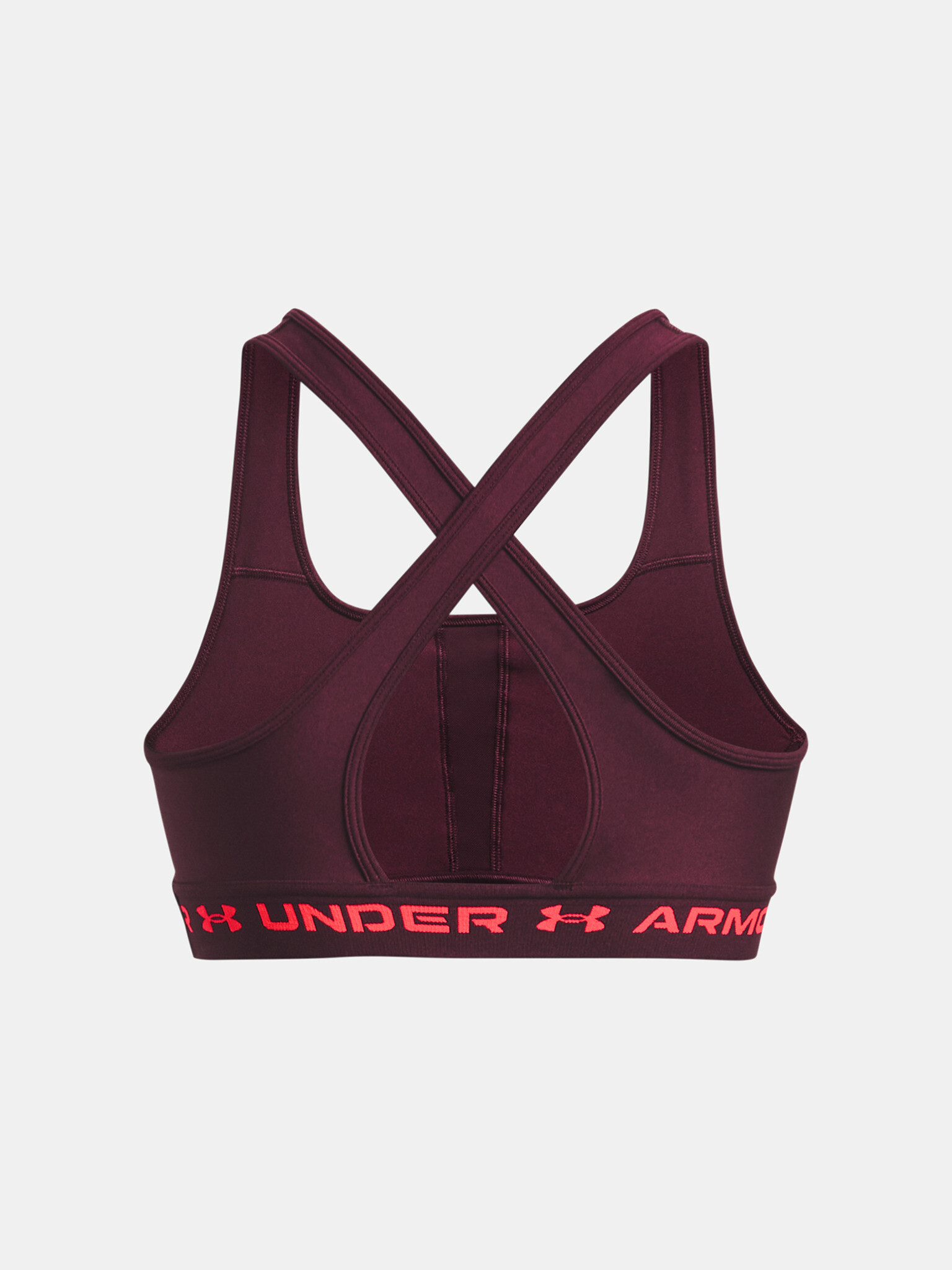 Under Armour UA Crossback Mid Bra Sport Sutien Roșu - Pled.ro